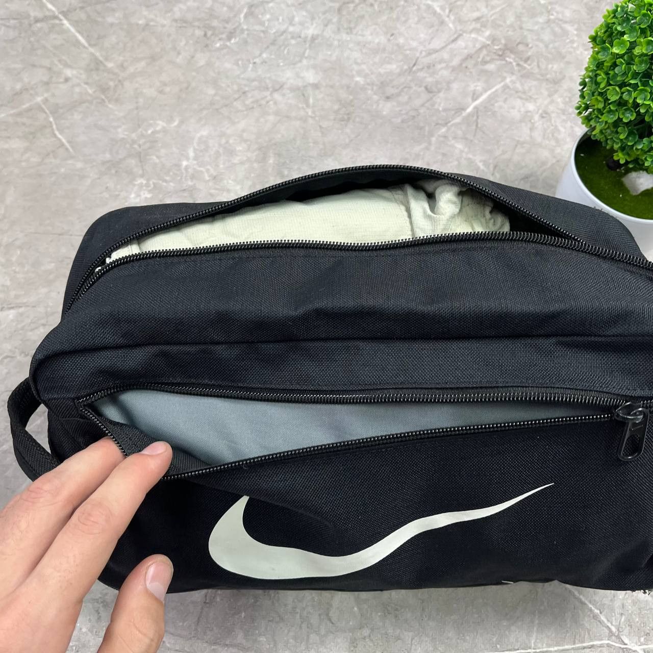Nike Nike Big Logo Brasilia Shoes Black/White Bag Size ONE SIZE - 13 Thumbnail