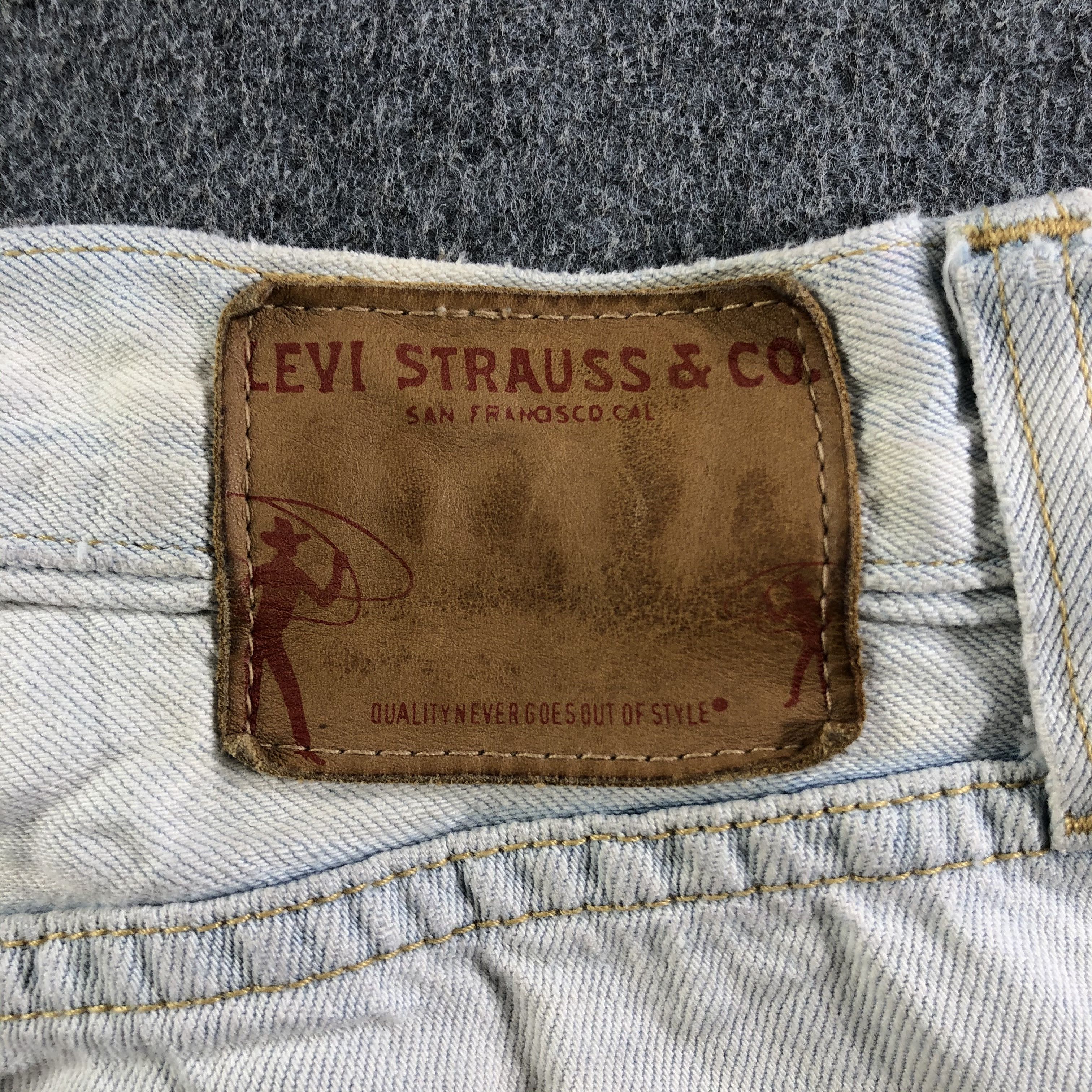 Levi's Vintage Light Wash Levis Jeans-J3256 Size US 31 - 5 Thumbnail