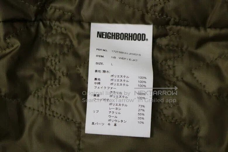 Neighborhood NEIGHBORHOOD X BURTON Faux Fur Collar Jacket. Size US L / EU 52-54 / 3 - 8 Thumbnail