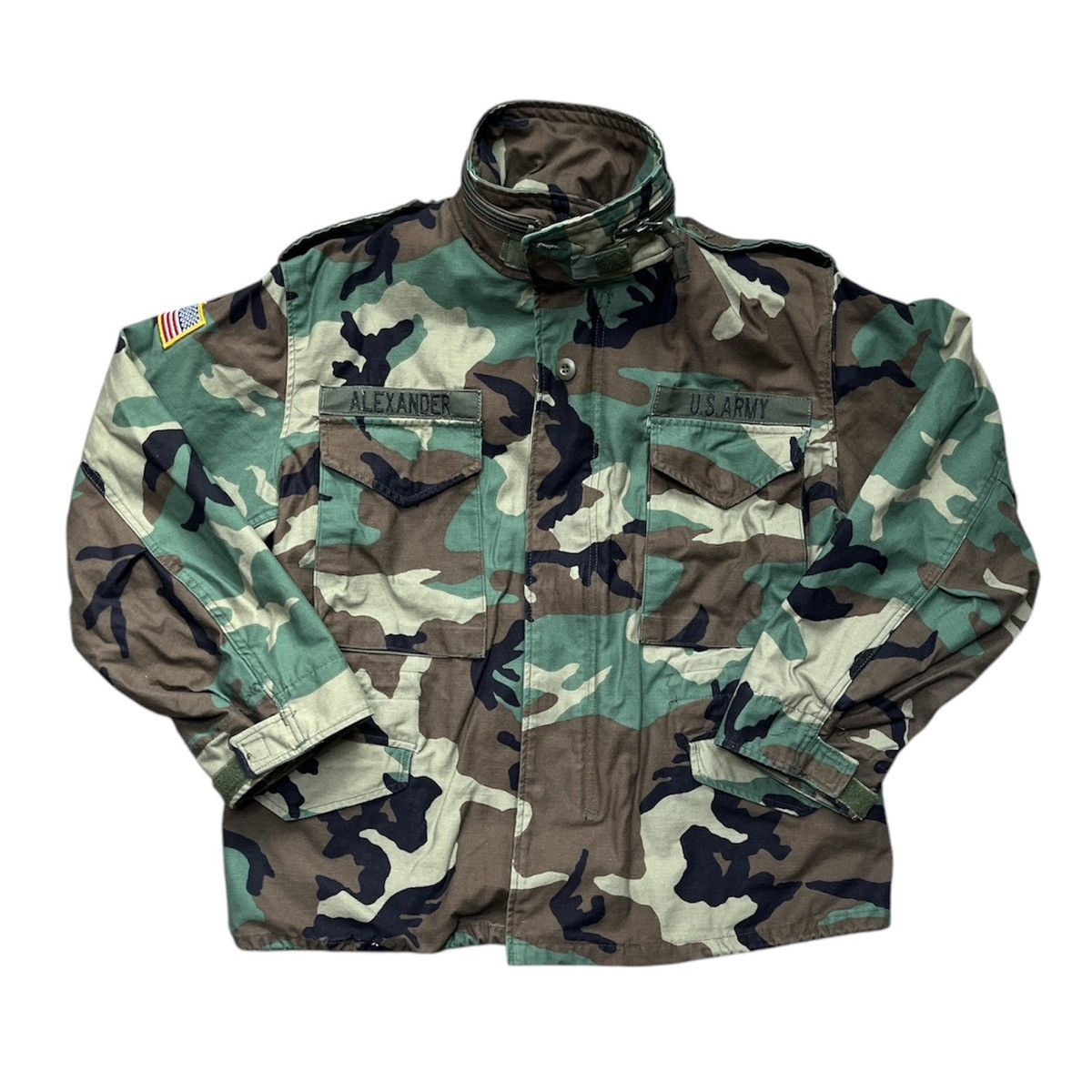 Vintage 90s military jacket Size US M / EU 48-50 / 2 - 1 Thumbnail