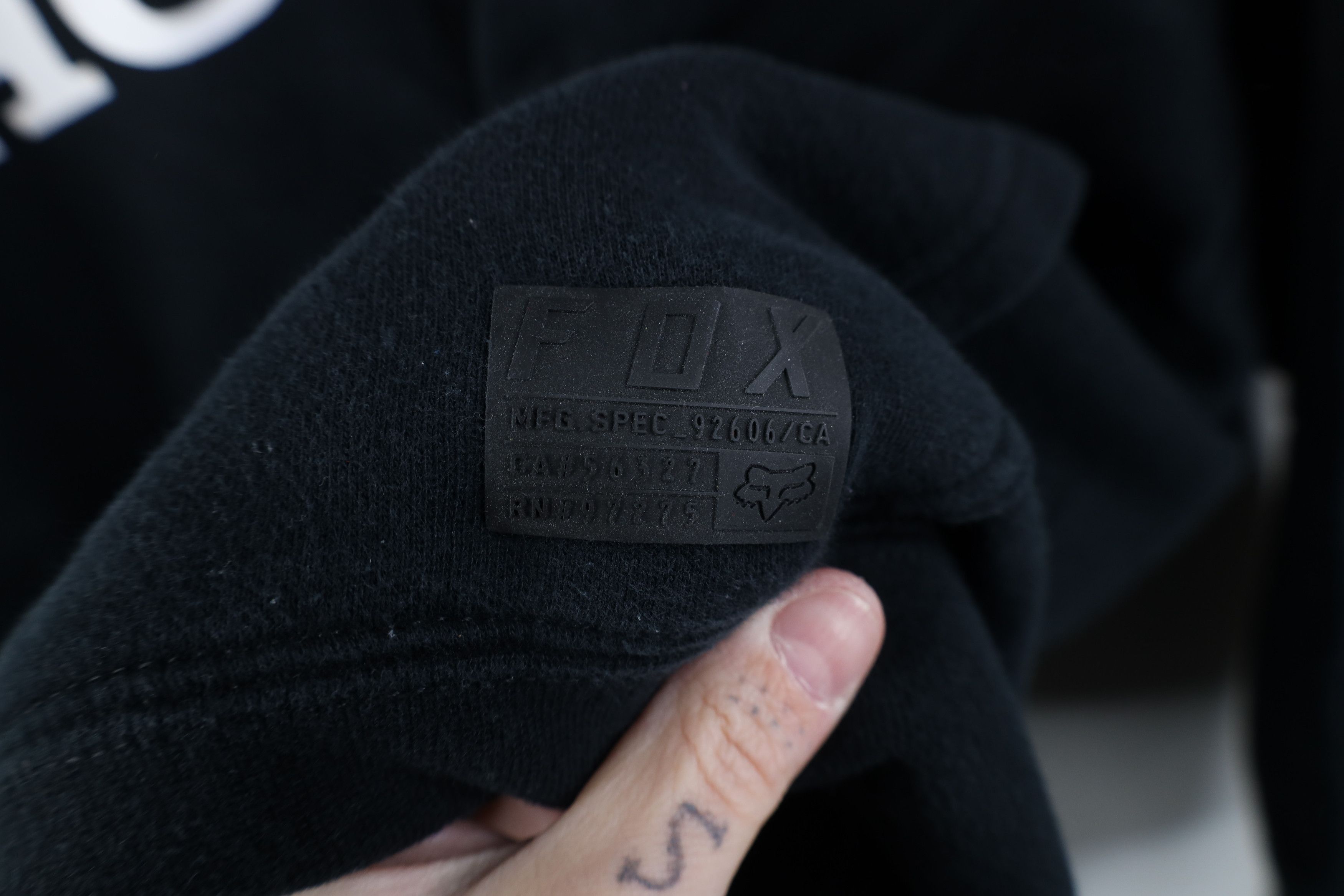 Fox Racing Fox x Honda Racing Spell Big Logo Hoodie Sweatshirt Black Size US XL / EU 56 / 4 - 7 Thumbnail
