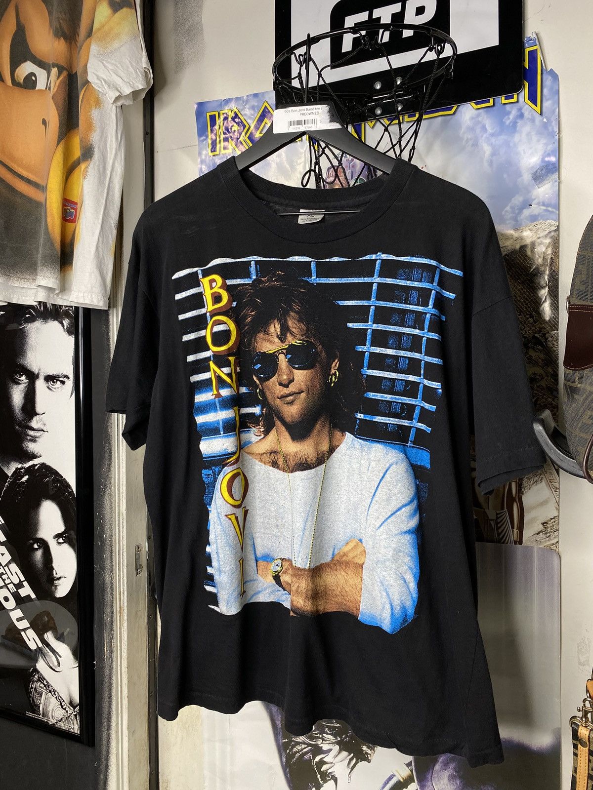 Vintage 90’s Jon Bon Jovi Band T Shirt Adult Medium