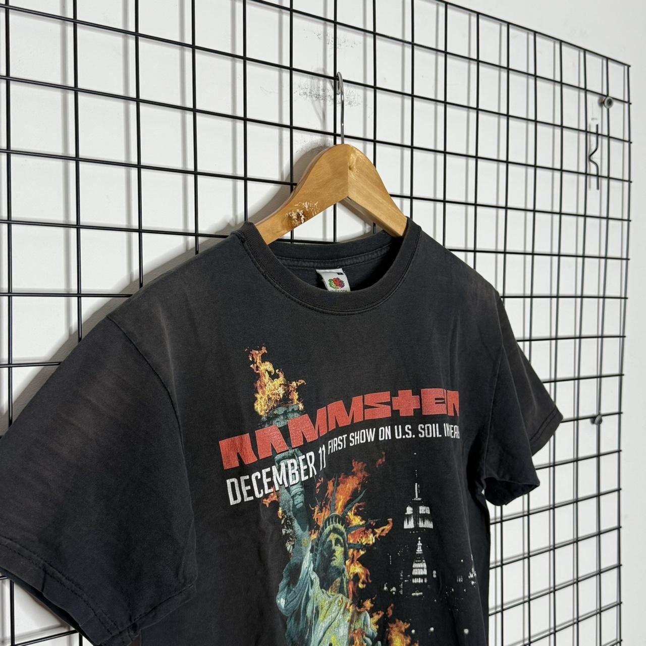 Vintage Rammstein T shirt Tee Black Printed Band Tee Size US M / EU 48-50 / 2 - 5 Thumbnail