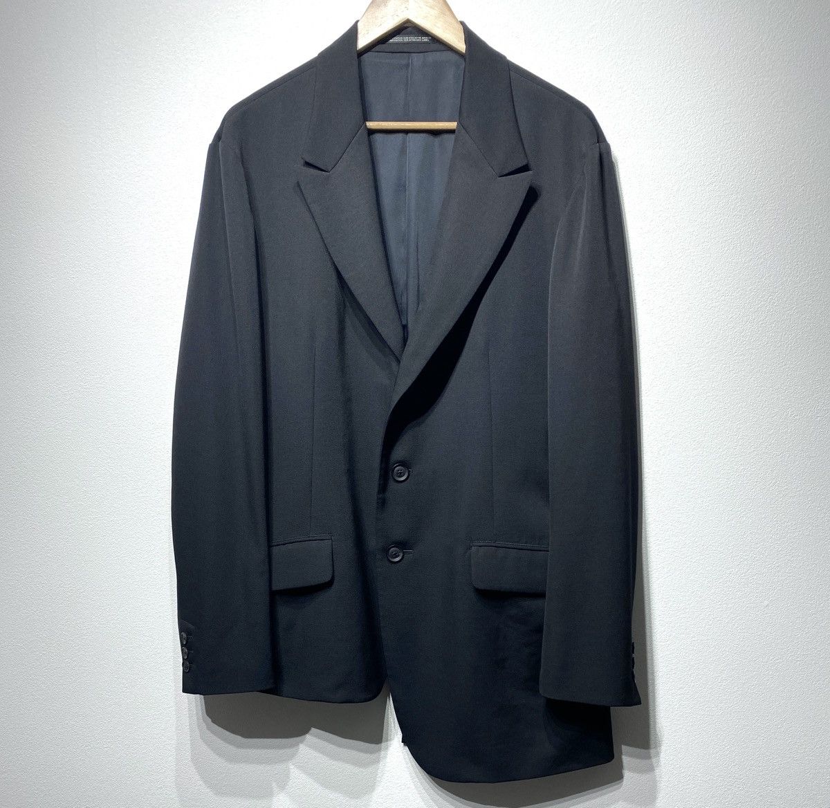 Yohji Yamamoto Yohji Yamamoto Pour Homme asymmetrical jacket | Grailed