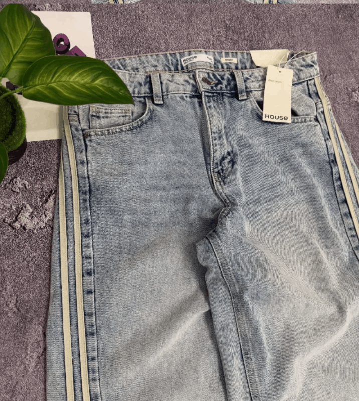 Japanese Brand American Y2K Pattern Baggy Jeans Size US 32 / EU 48 - 2 Thumbnail