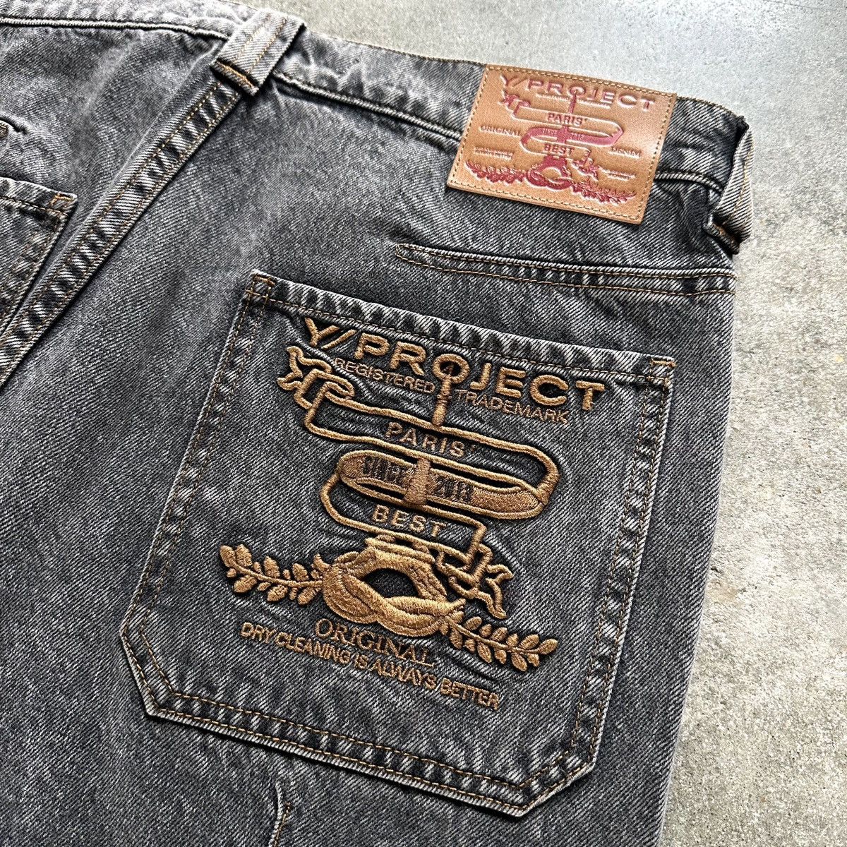 Y/Project Evergreen Straight Leg Denim Size US 34 / EU 50 - 3 Thumbnail