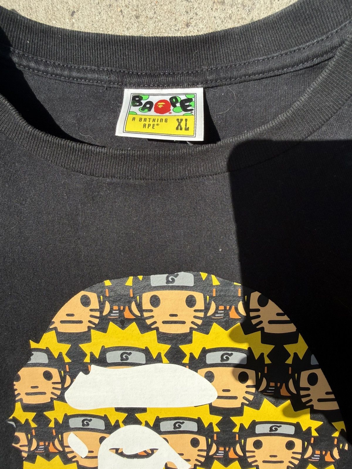 Bape BAPE X Naruto Ape Head Tshirt Size US XL / EU 56 / 4 - 4 Thumbnail