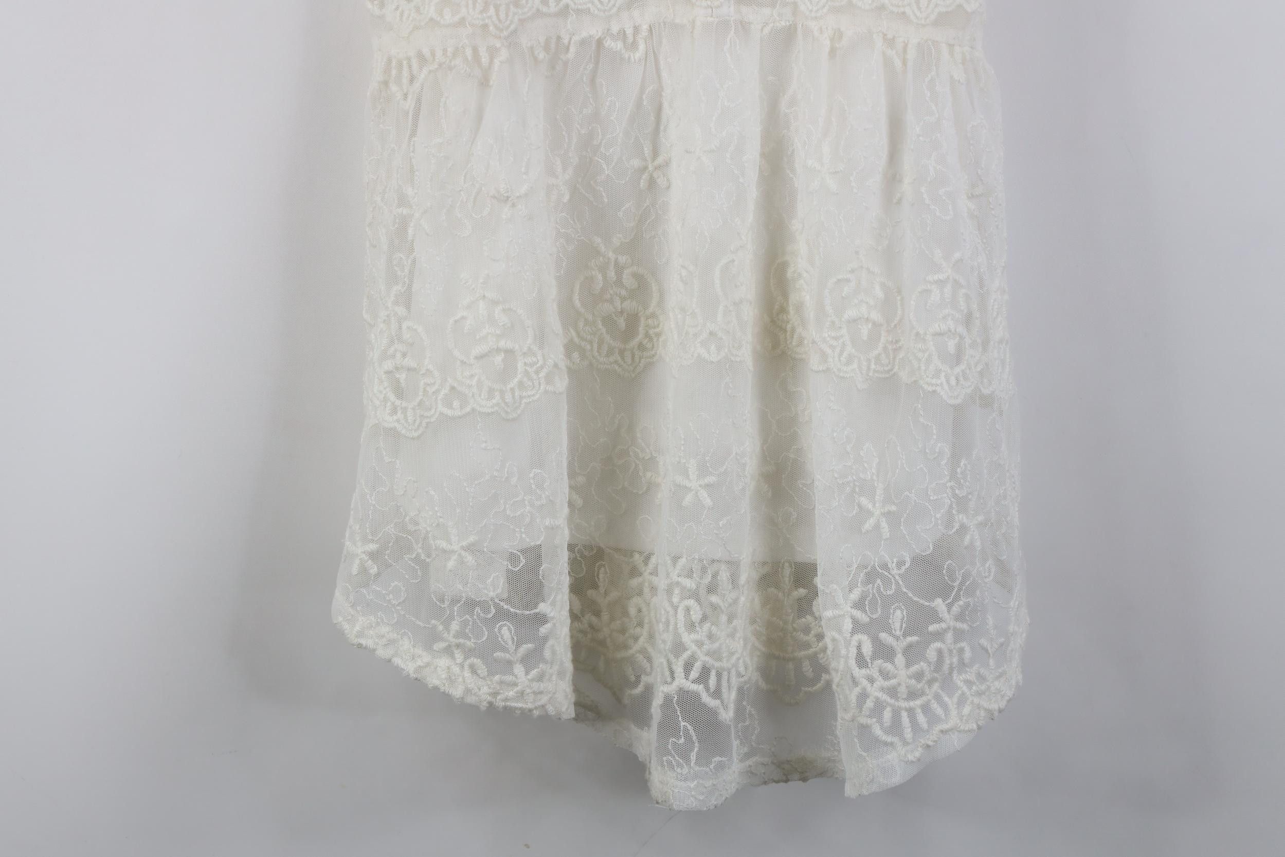 Vintage Deadstock Vtg Y2K Candies Lace Flower Bella Tank Top T-Shirt Size S / US 4 / IT 40 - 3 Thumbnail