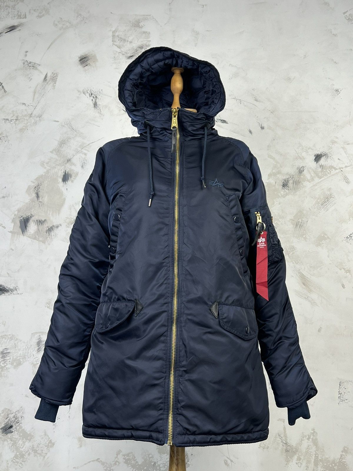 Alpha Industries Alpha Industries Hooded Parka Jacket Size S - M Size S / US 4 / IT 40 - 2 Thumbnail