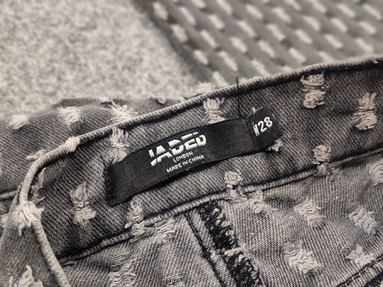 Jaded London Vintage jaded distressed denim Jeans l.g.b. Style Y2K brand Size US 30 / EU 46 - 14 Thumbnail