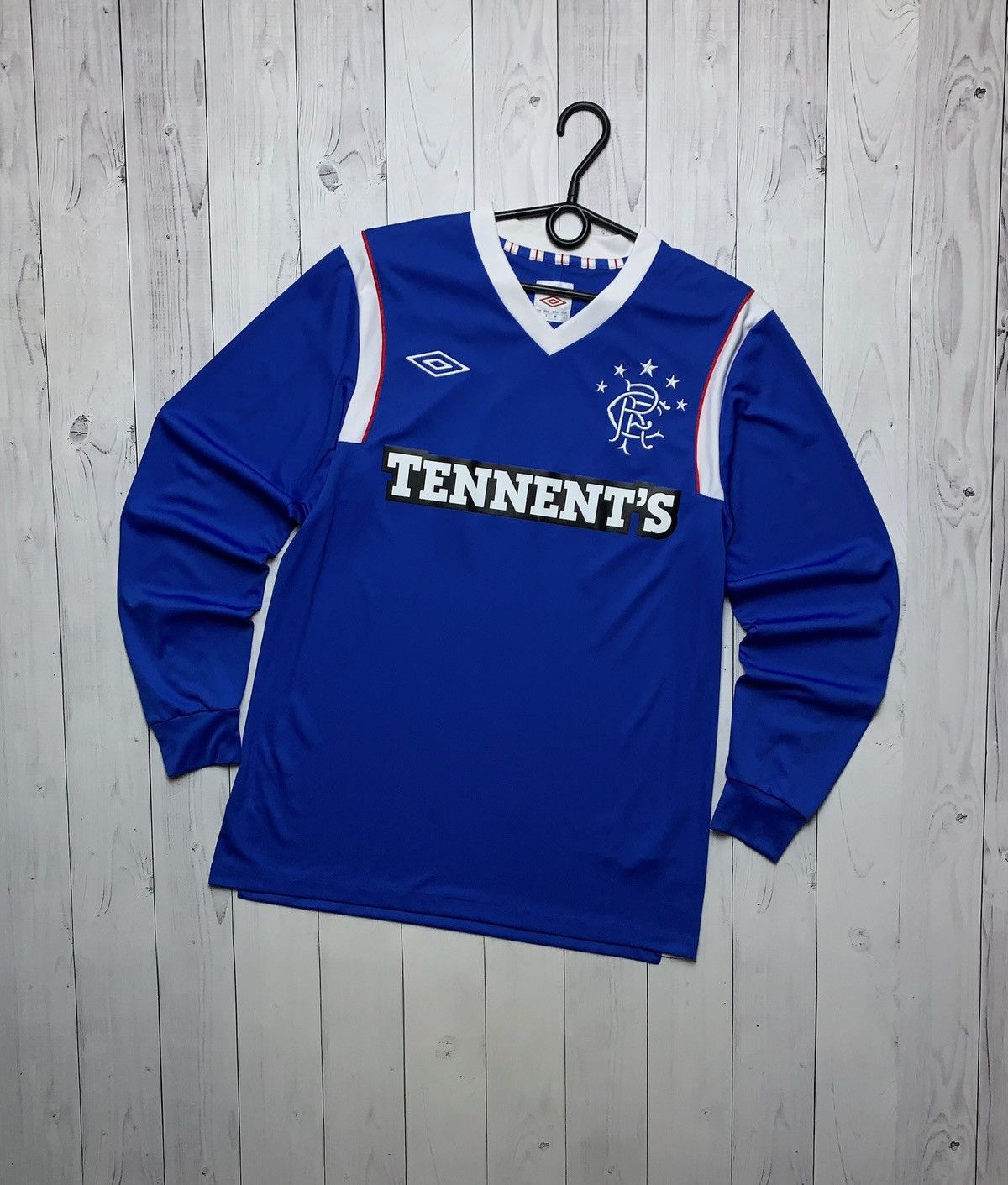 Umbro × Vintage Vintage Umbro Rangers soccer jersey size S long sleeve Size US S / EU 44-46 / 1 - 1 Thumbnail