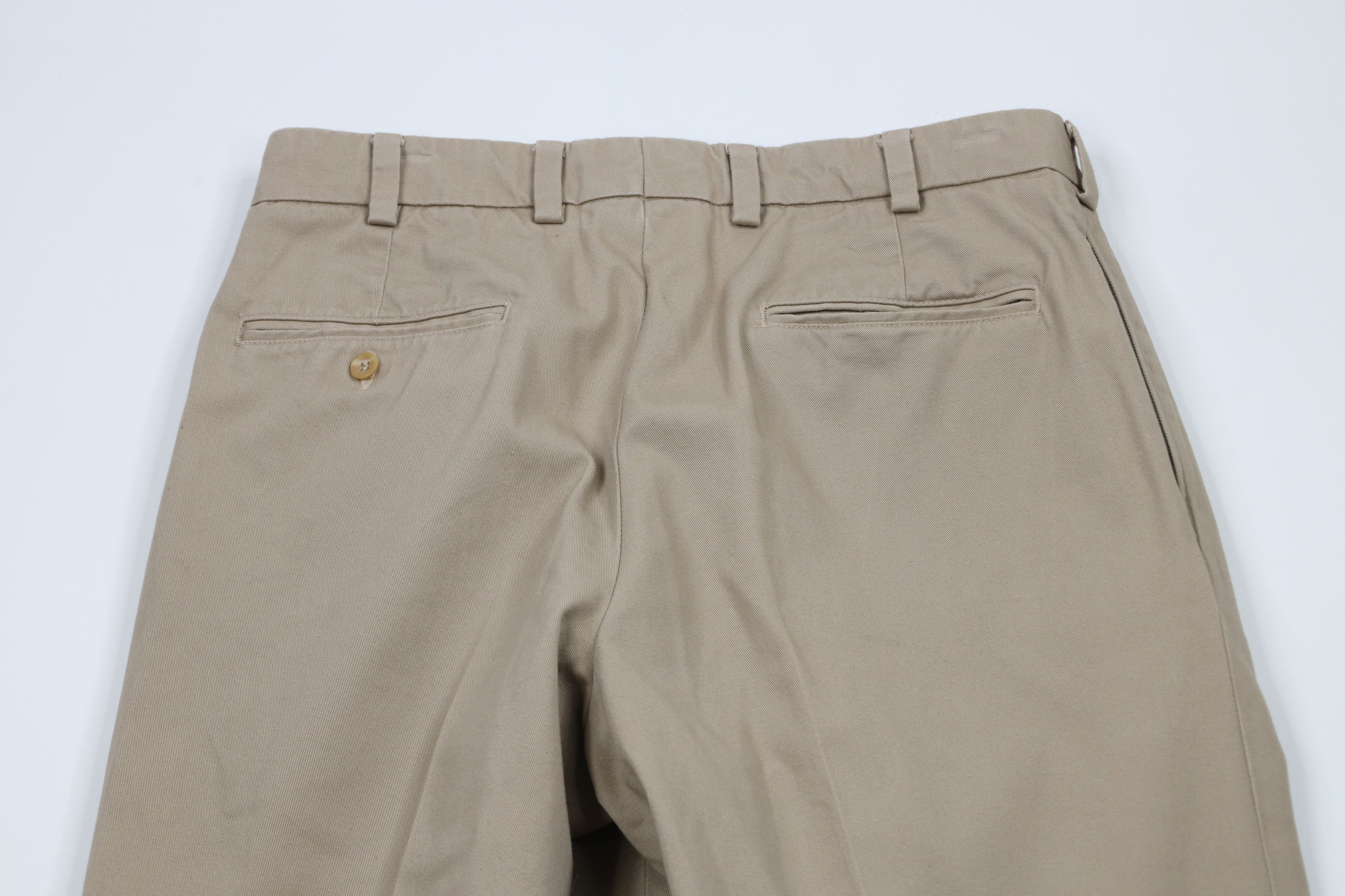 Vintage 90s Bills Khakis Relaxed Fit Pleated Chino Pants USA