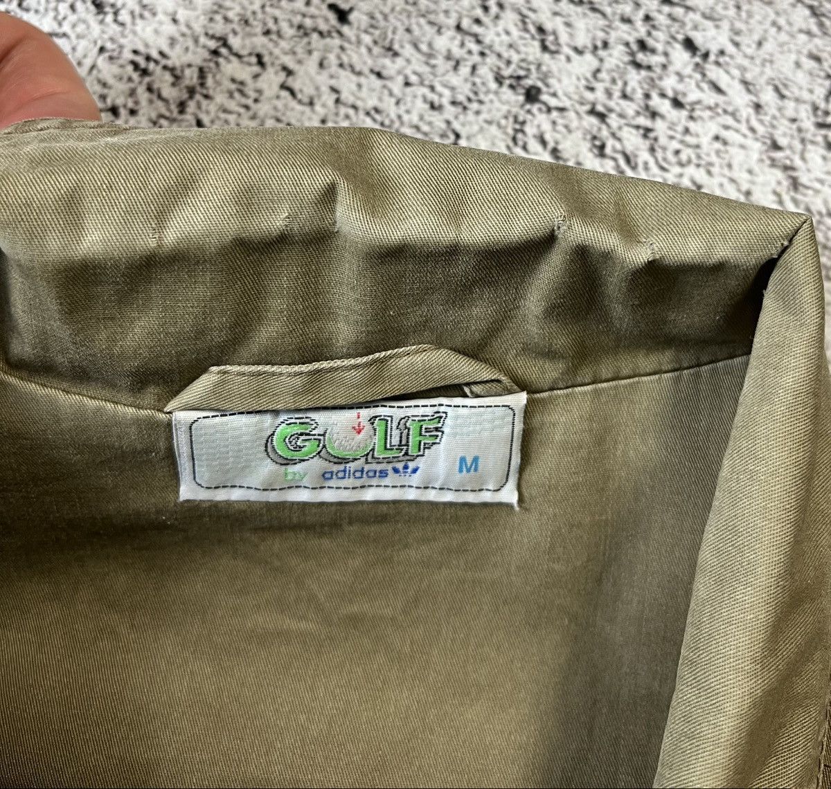 Adidas Adidas Golf Vintage Khaki Utility Jacket Size M Size US M / EU 48-50 / 2 - 21 Thumbnail