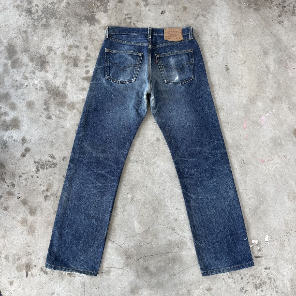 Levi's Vintage Clothing W30x29 Vintage 98' Levi's 501 Faded Denim Jean Pants Size US 30 / EU 46 - 11 Thumbnail