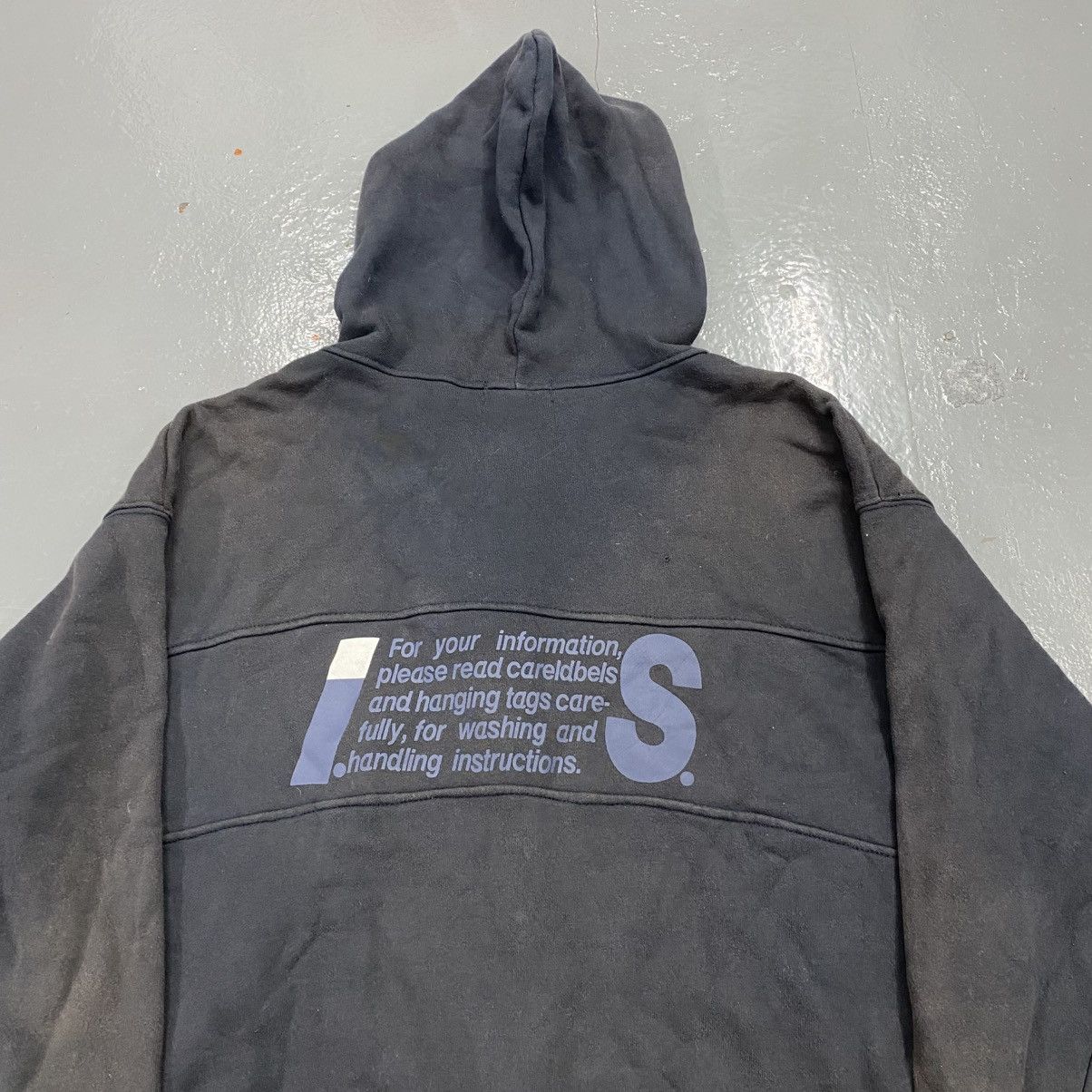 Issey Miyake Vintage Sunfaded IS Issey Miyake Hoodie Jacket Shirt Sample Size US L / EU 52-54 / 3 - 1 Thumbnail