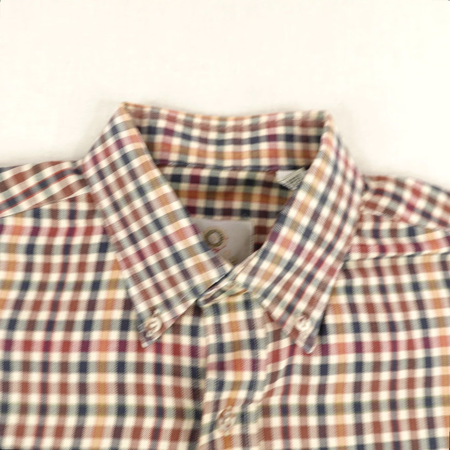 Vintage VINTAGE Viyella Plaid Flannel Shirt Mens Large Brown Button-Up Made in USA Outdoor Casual Size US L / EU 52-54 / 3 - 2 Thumbnail