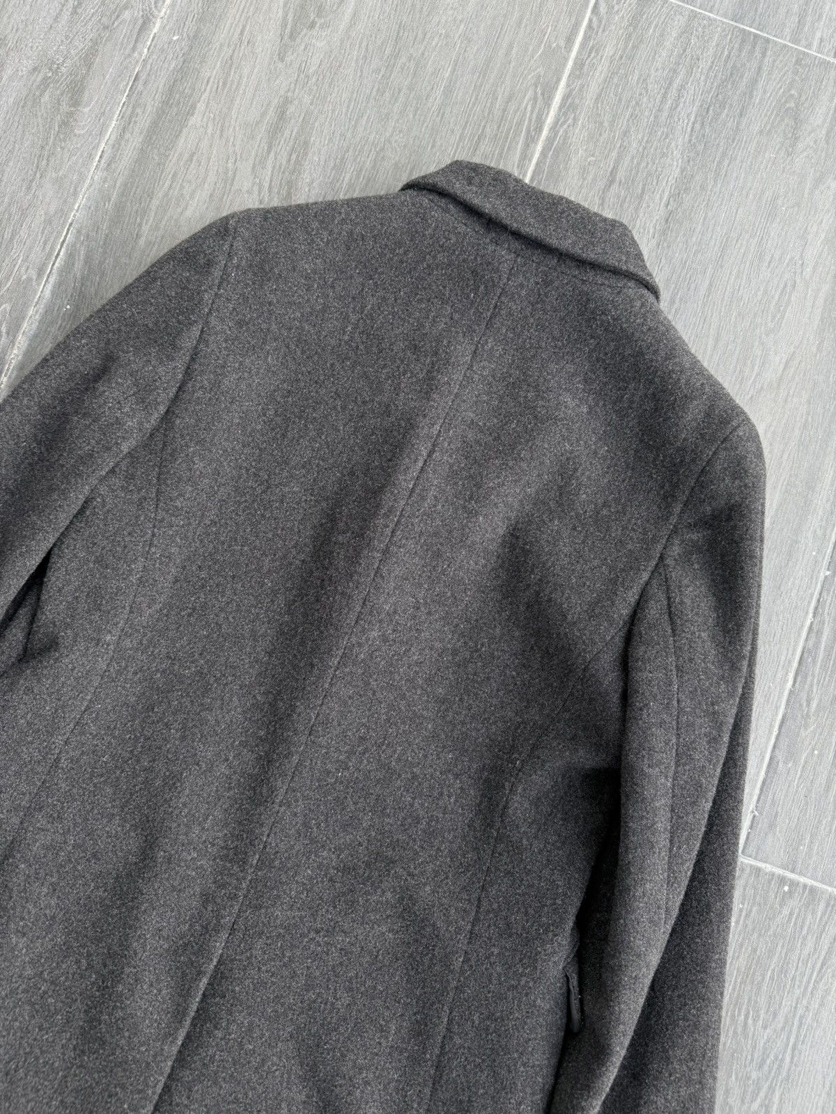 Yohji Yamamoto INÉD by Yohji Yamamoto Salt & Pepper Wool Long Coat Size US S / EU 44-46 / 1 - 7 Thumbnail