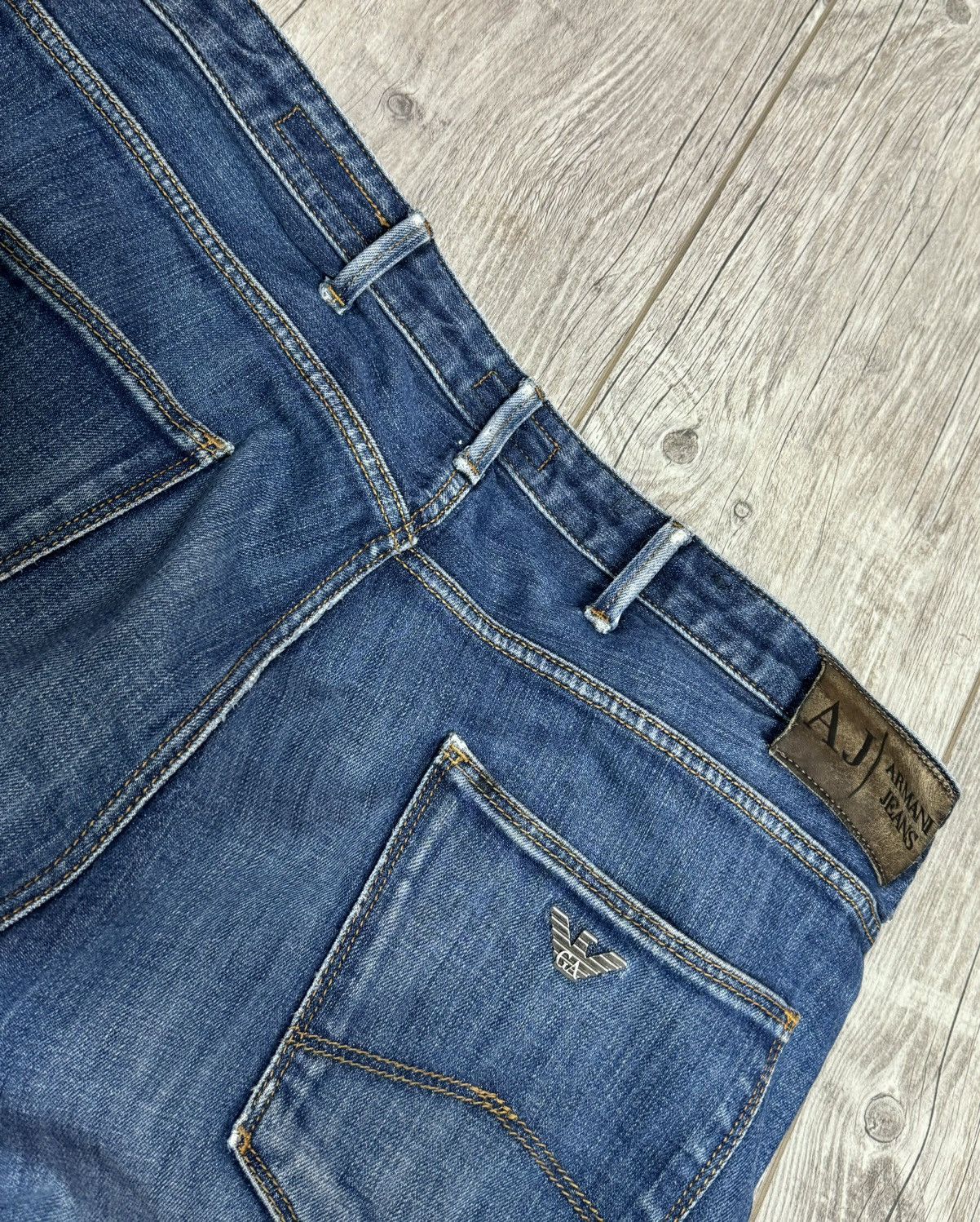 Armani Armani Jeans metal logo luxury Japanese style size 34 Size US 34 / EU 50 - 12 Thumbnail