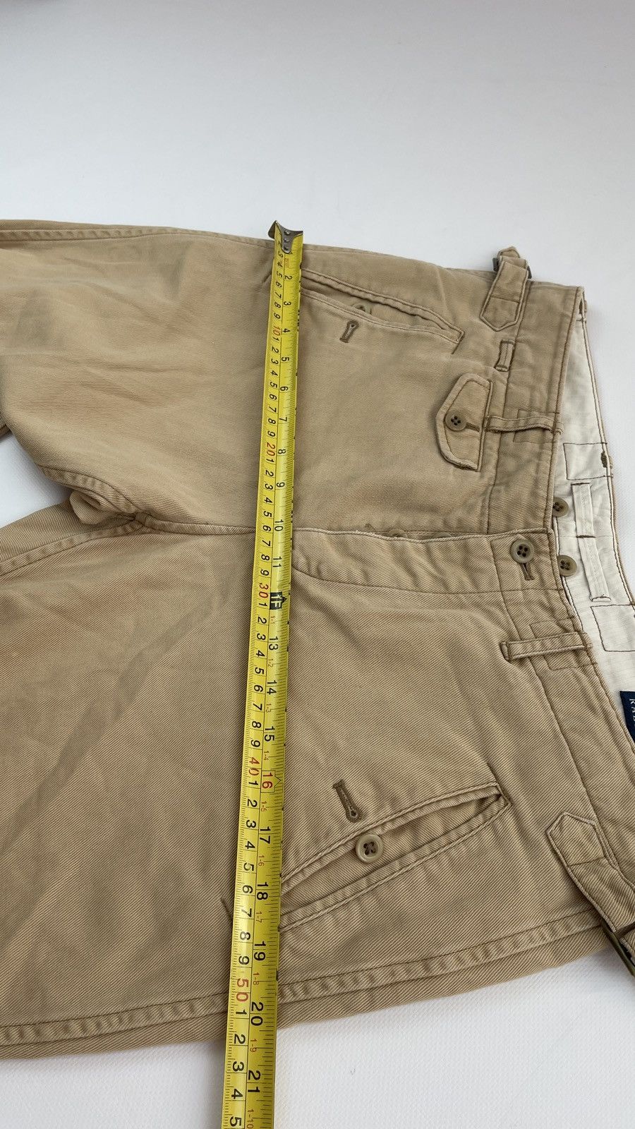 Polo Ralph Lauren × Vintage Polo Ralph Lauren Vintage 33x31 Beige Pants Size US 33 - 12 Thumbnail