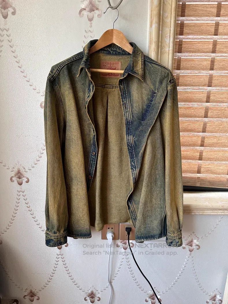 Y/Project y/project Size XS Washed yellow denim jacket Size US XS / EU 42 / 0 - 2 Thumbnail