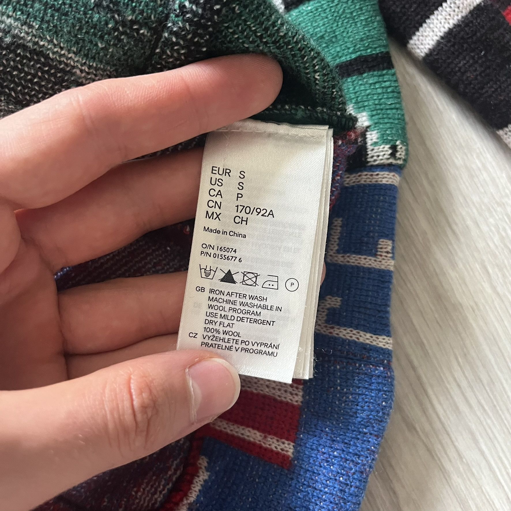 H&M × Maison Margiela Maison Margiela x H&M Football Scarf Sweater Size US S / EU 44-46 / 1 - 6 Thumbnail