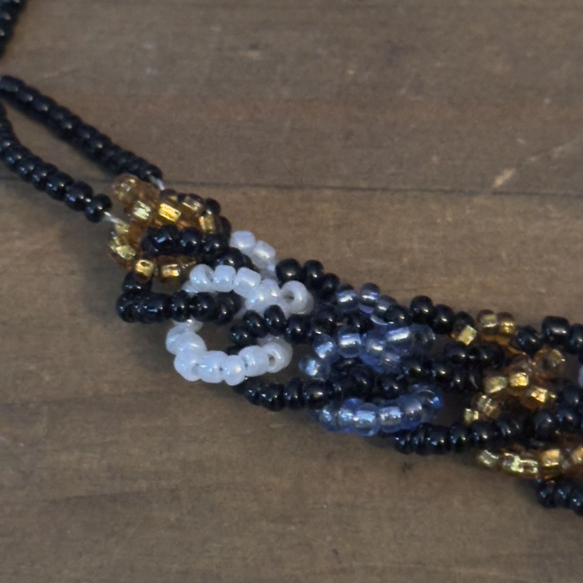 Other Multicolor braided seed bead collar necklace Size ONE SIZE - 5 Thumbnail