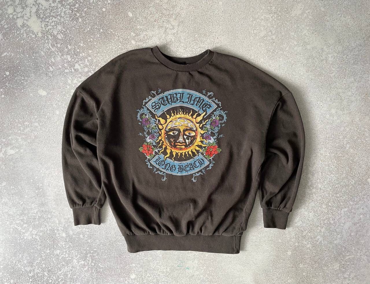 Band Tees × Sublime × Vintage Vintage Sublime Long Beach Crewneck Sweatshirt Big Logo Y2K Size US S / EU 44-46 / 1 - 1 Thumbnail