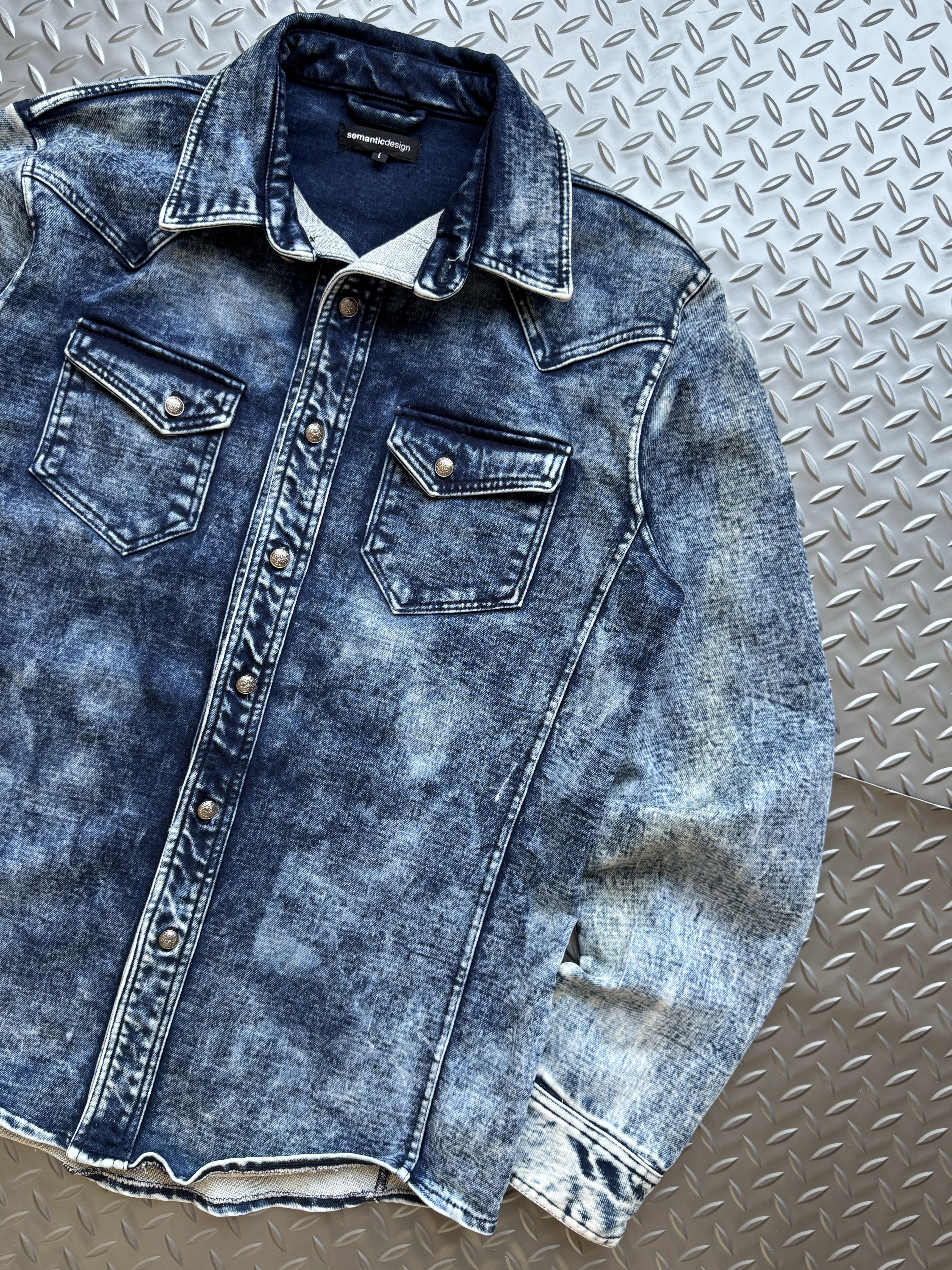 semanticdesign Semantic Design Archive Denim Jacket Size US L / EU 52-54 / 3 - 3 Thumbnail