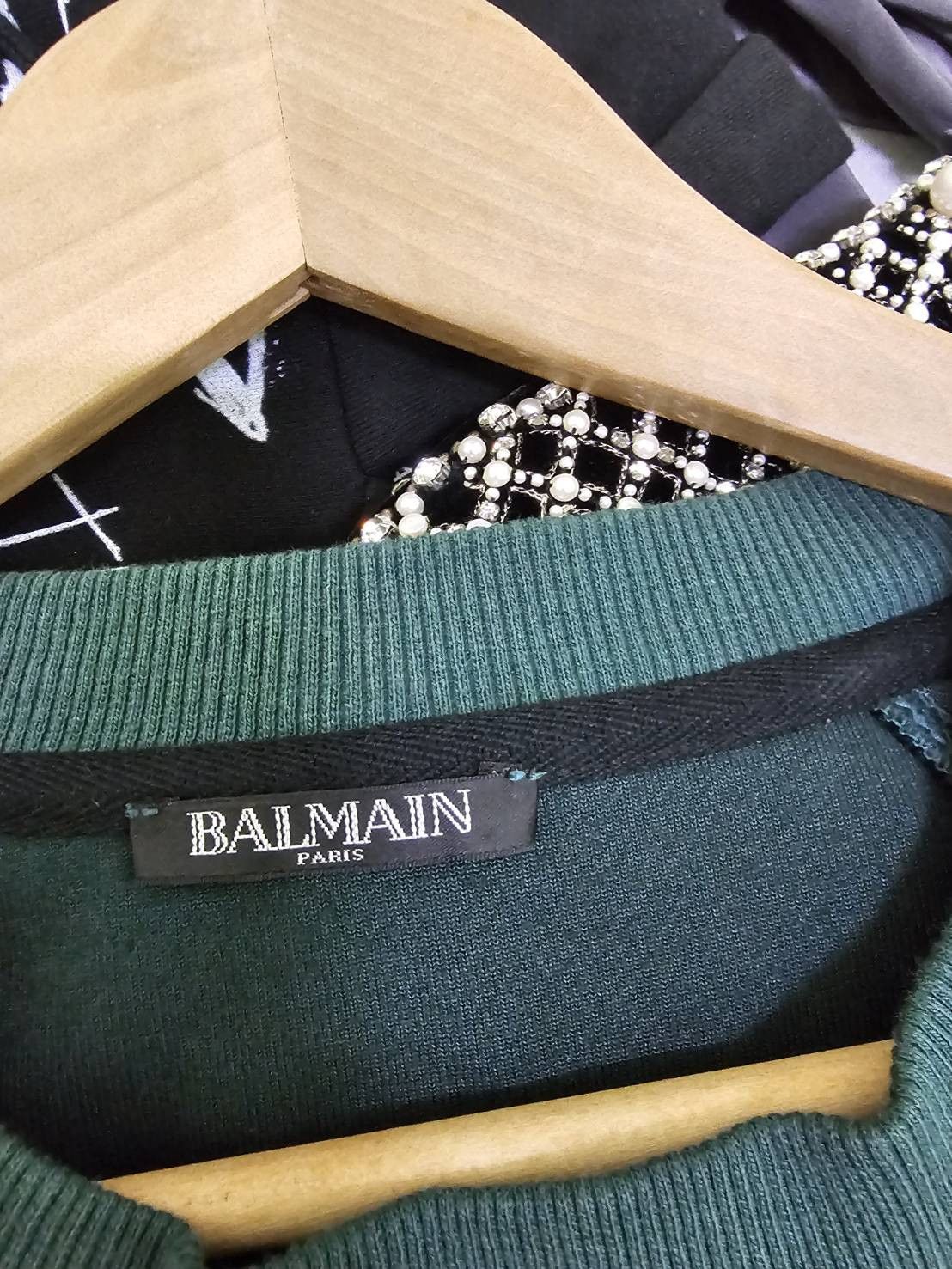 Balmain Balmain super rare Phoenix 3D embellished velvet sweatshirt Size US M / EU 48-50 / 2 - 6 Thumbnail