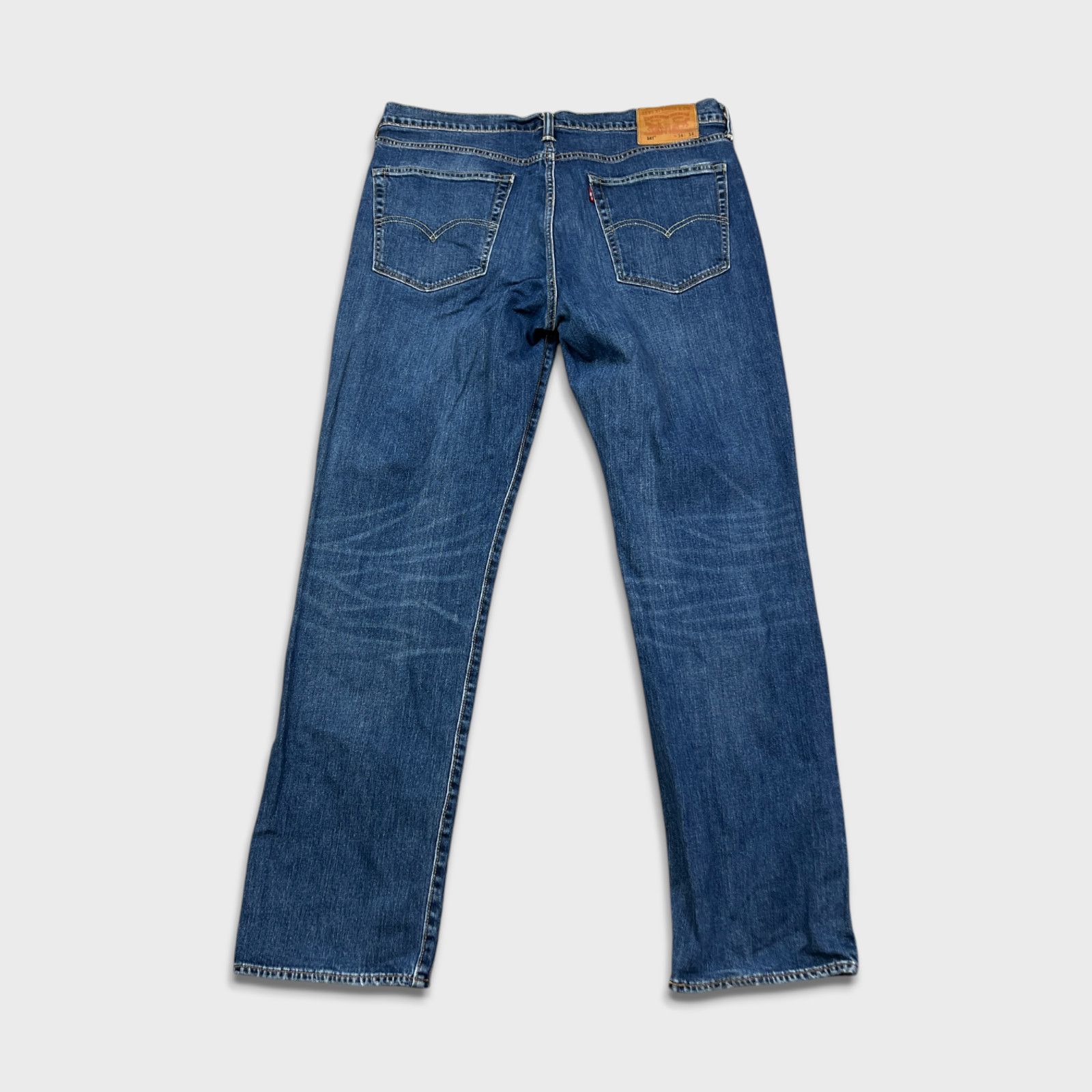 Levi's × Vintage Levi's 541 Jeans 36x34 Athletic Taper American Denim Pants Size US 36 / EU 52 - 5 Thumbnail