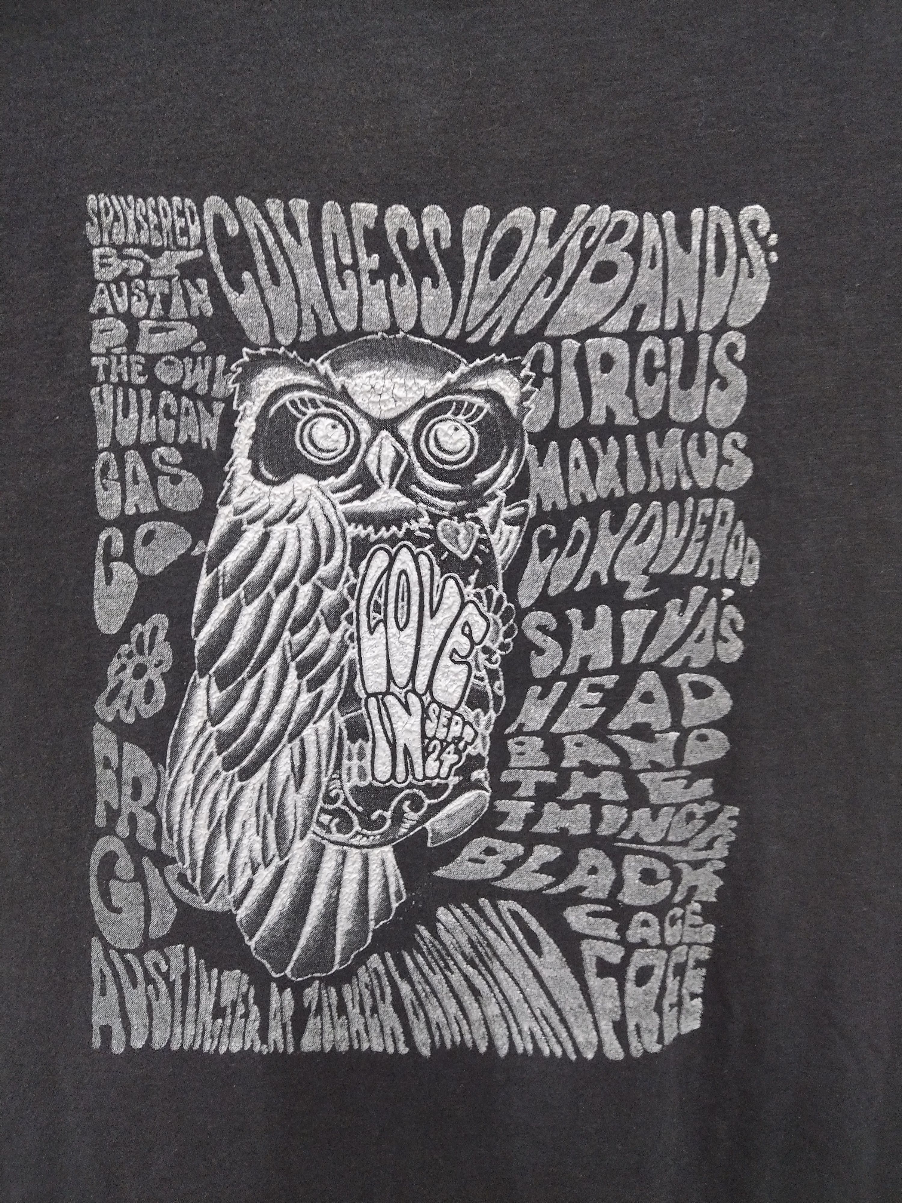 Band Tees Nice owl print image BAND t shirt Size M / US 6-8 / IT 42-44 - 7 Thumbnail