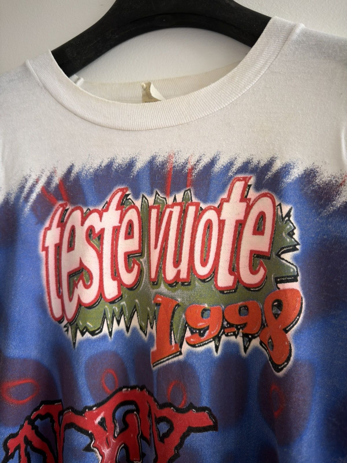 Band Tees *RARE* TESTE VUOTE 1998 90s PUNK FESTIVAL PRIMUS RANCID NOFX Size US XL / EU 56 / 4 - 3 Thumbnail