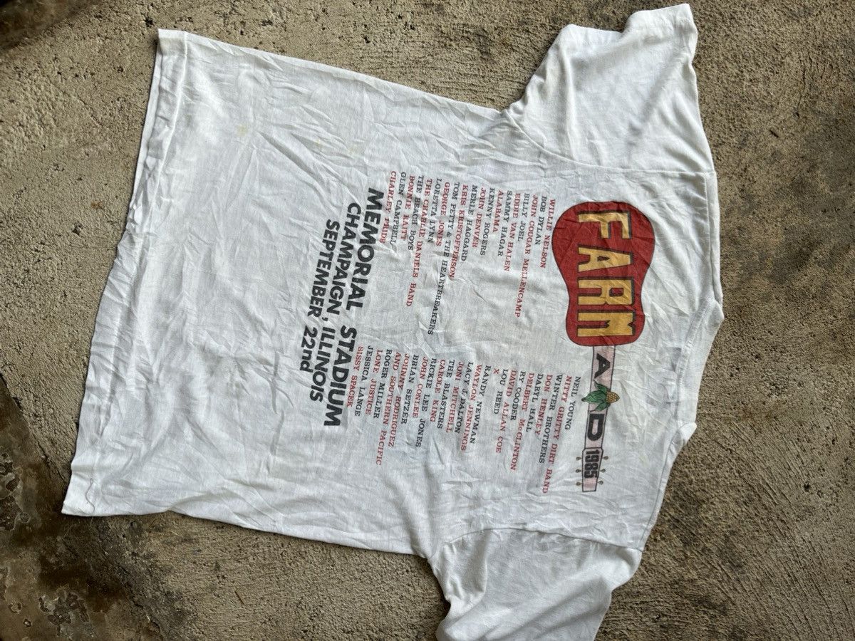 Vintage VINTAGE FARM AID 1985 Size US L / EU 52-54 / 3 - 5 Thumbnail