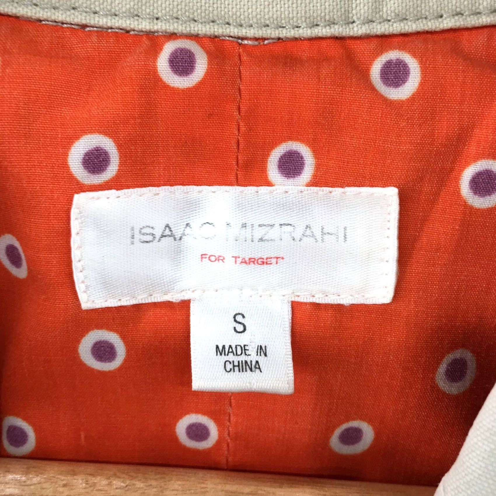 Isaac Mizrahi Isaac Mizrahi Blazer Jacket Womens S Beige Cotton Collared Long Sleeve Casual Size S / US 4 / IT 40 - 7 Thumbnail
