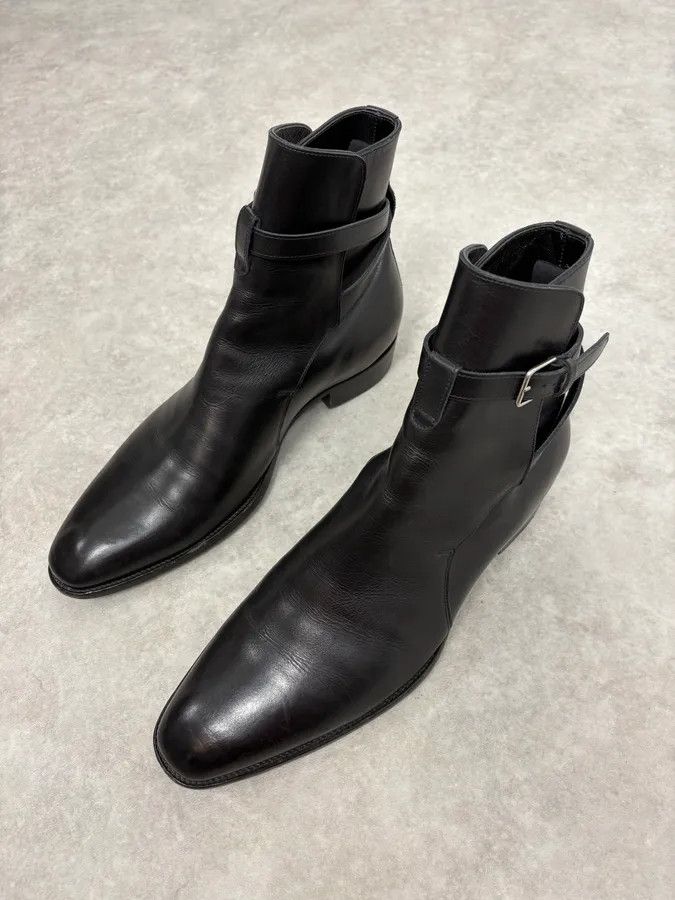 Saint Laurent Paris Saint Laurent Black Dakota Ankle Leather Boots Size US 9 / EU 42 - 3 Thumbnail