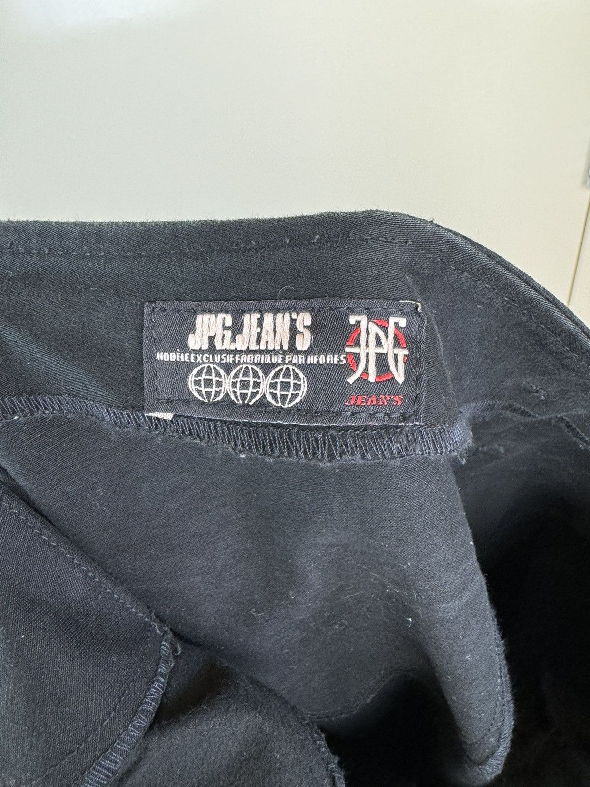 Jean Paul Gaultier Jean Paul Gaultier JPG vintage denim cotton black skirt maxi Size 27" / US 4 / IT 40 - 11 Thumbnail