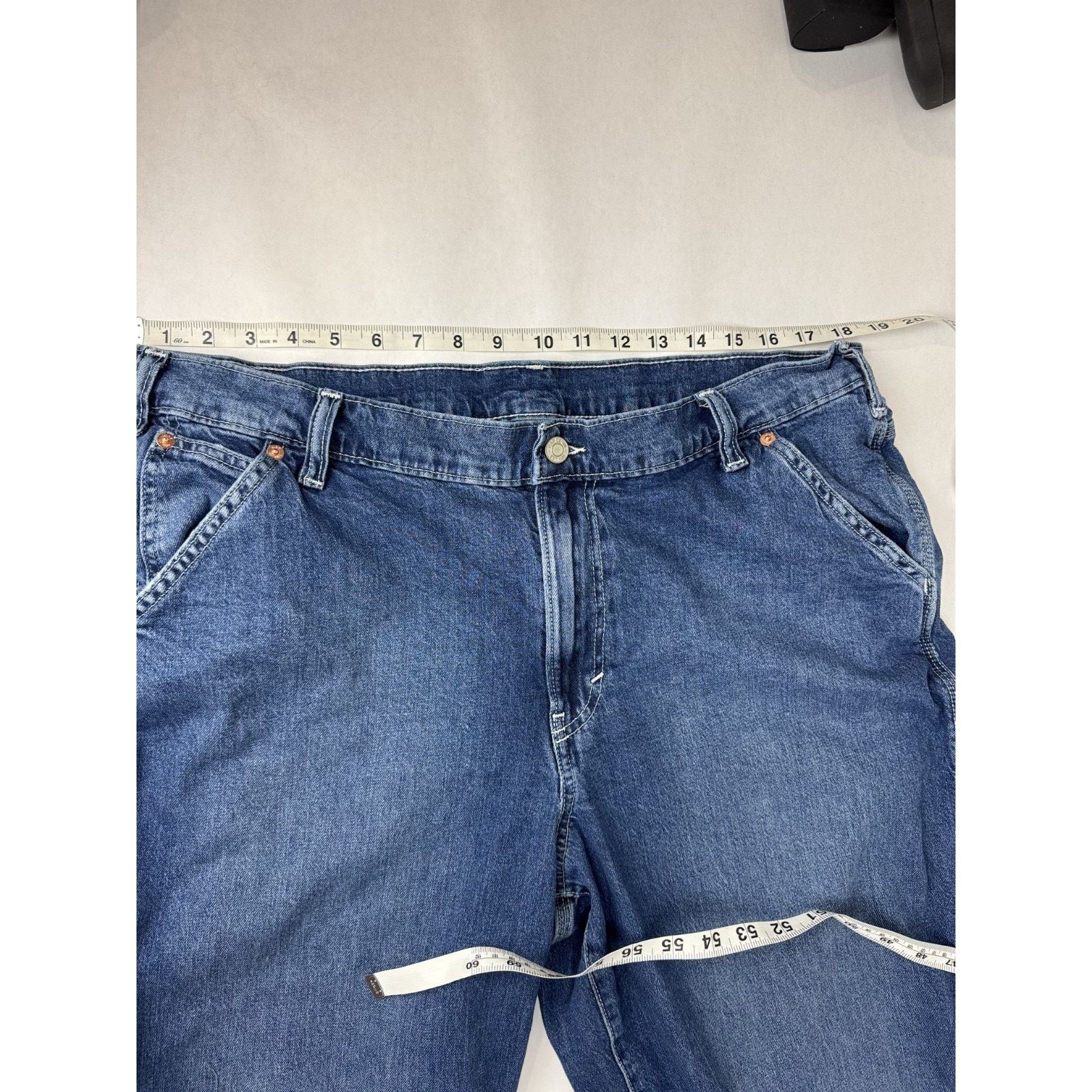 Gap GAP Men's 90s Loose Carpenter Jeans Relaxed Y2K 33 * 34 Tall Size US 33 - 3 Thumbnail