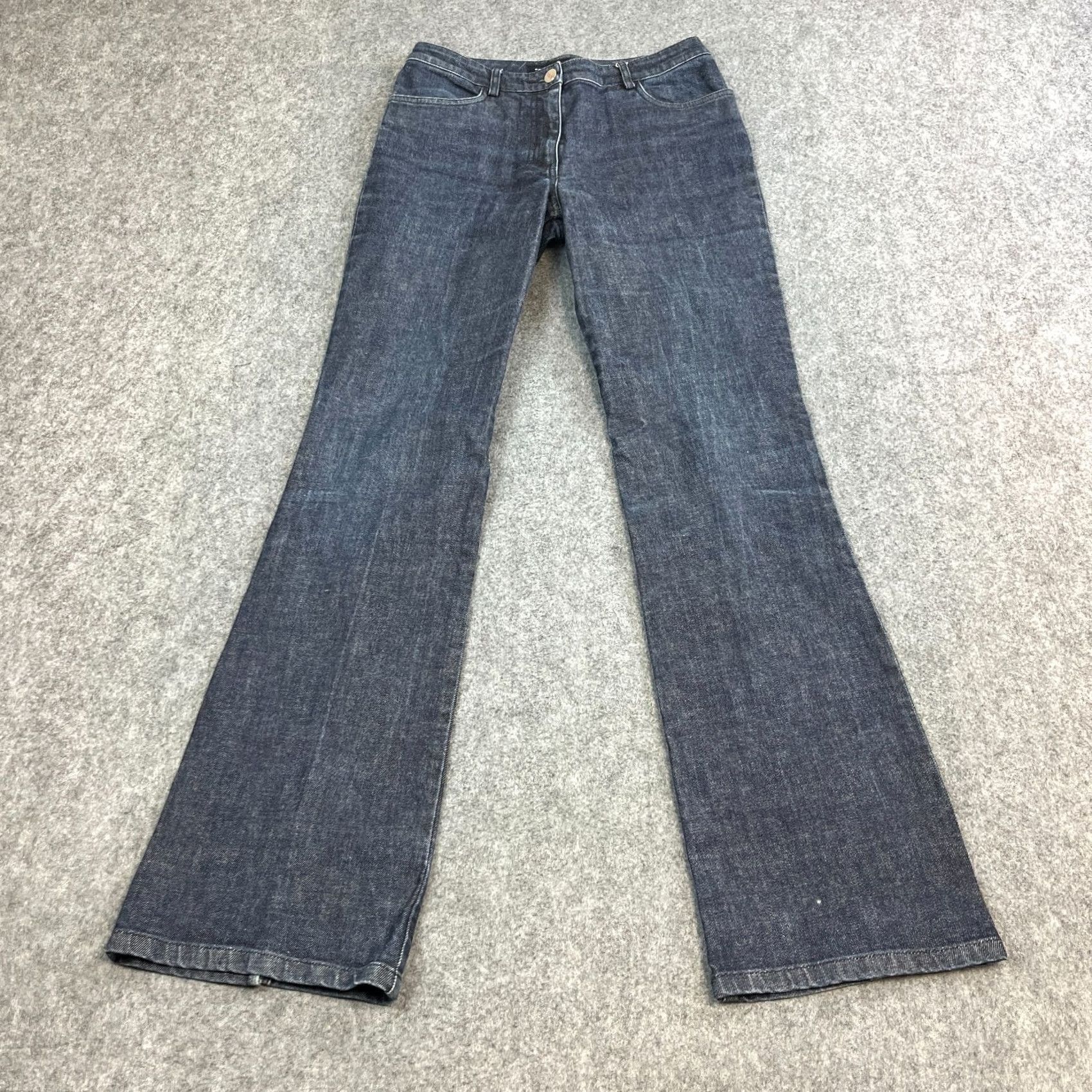 French Connection VINTAGE French Connection Jeans Bootcut Womens 8 Blue Denim 27 32 UK 8 5-Pocket Design Womens Shirts Jeans Boots? Size 30" / US 8 / IT 44 - 2 Thumbnail