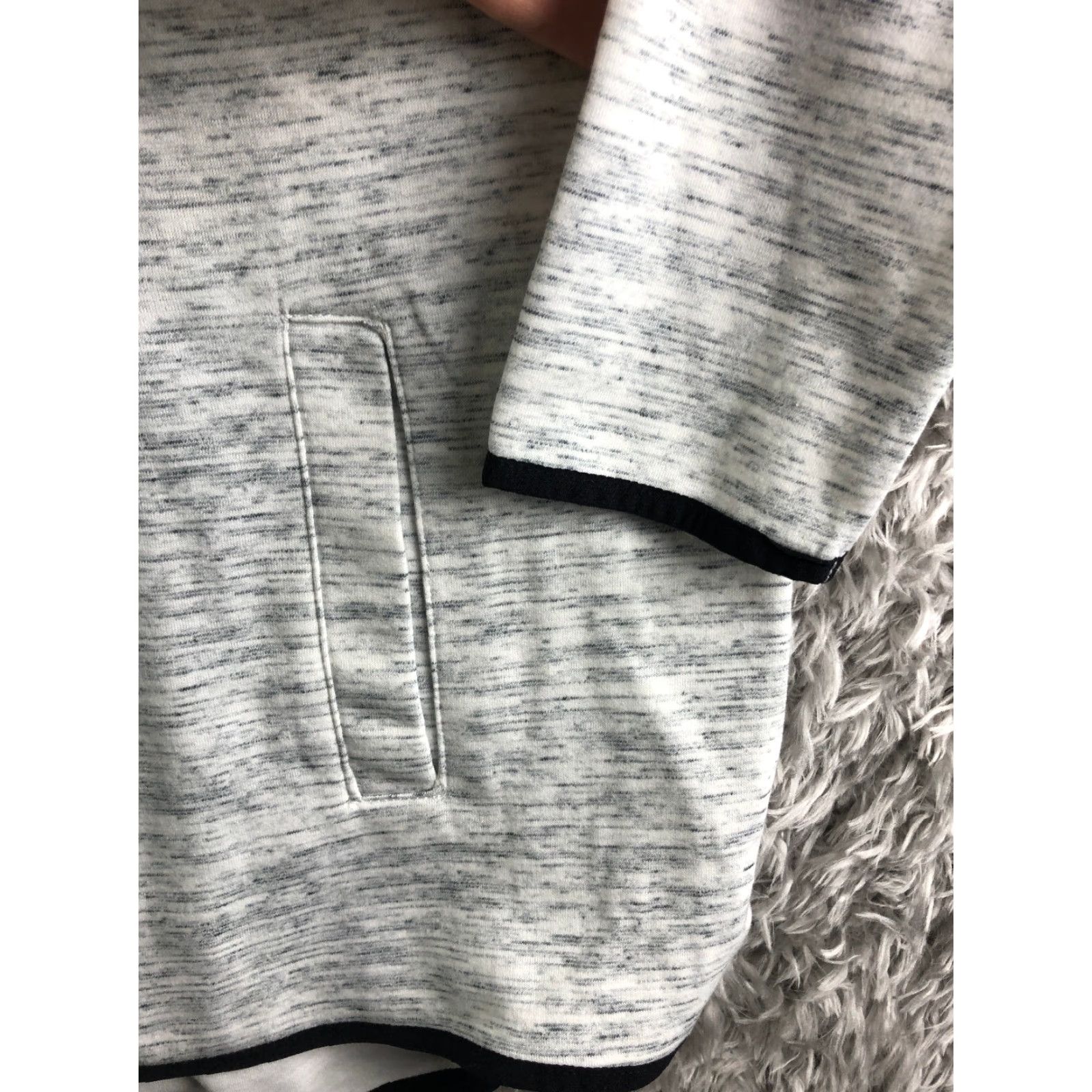 Tek Gear Tek Gear Shirt Long Sleeve White Fleece Turtle Neck Pullover M Women Casual All Seasons Size M / US 6-8 / IT 42-44 - 3 Thumbnail