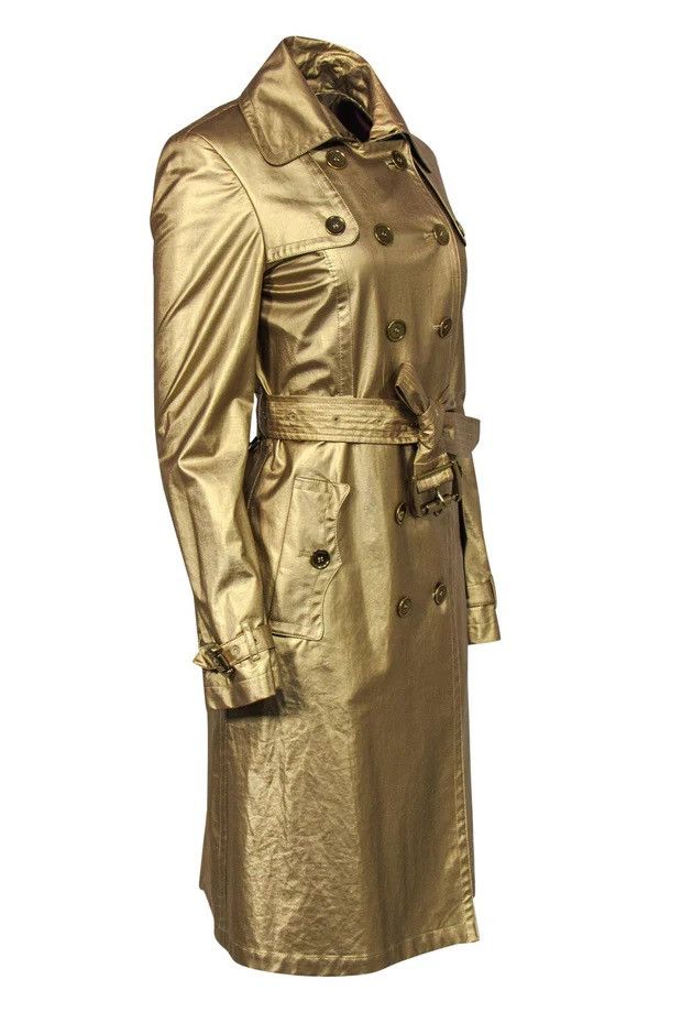 Burberry Gold Burberry Trenchcoat Size M / US 6-8 / IT 42-44 - 6 Thumbnail