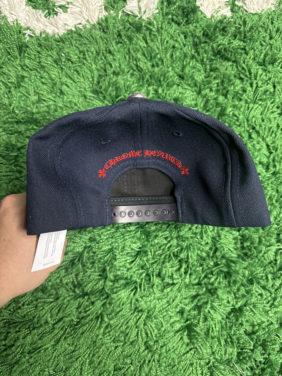 Chrome Hearts Chrome Hearts Red Navy CH Baseball Cap Size ONE SIZE - 2 Thumbnail