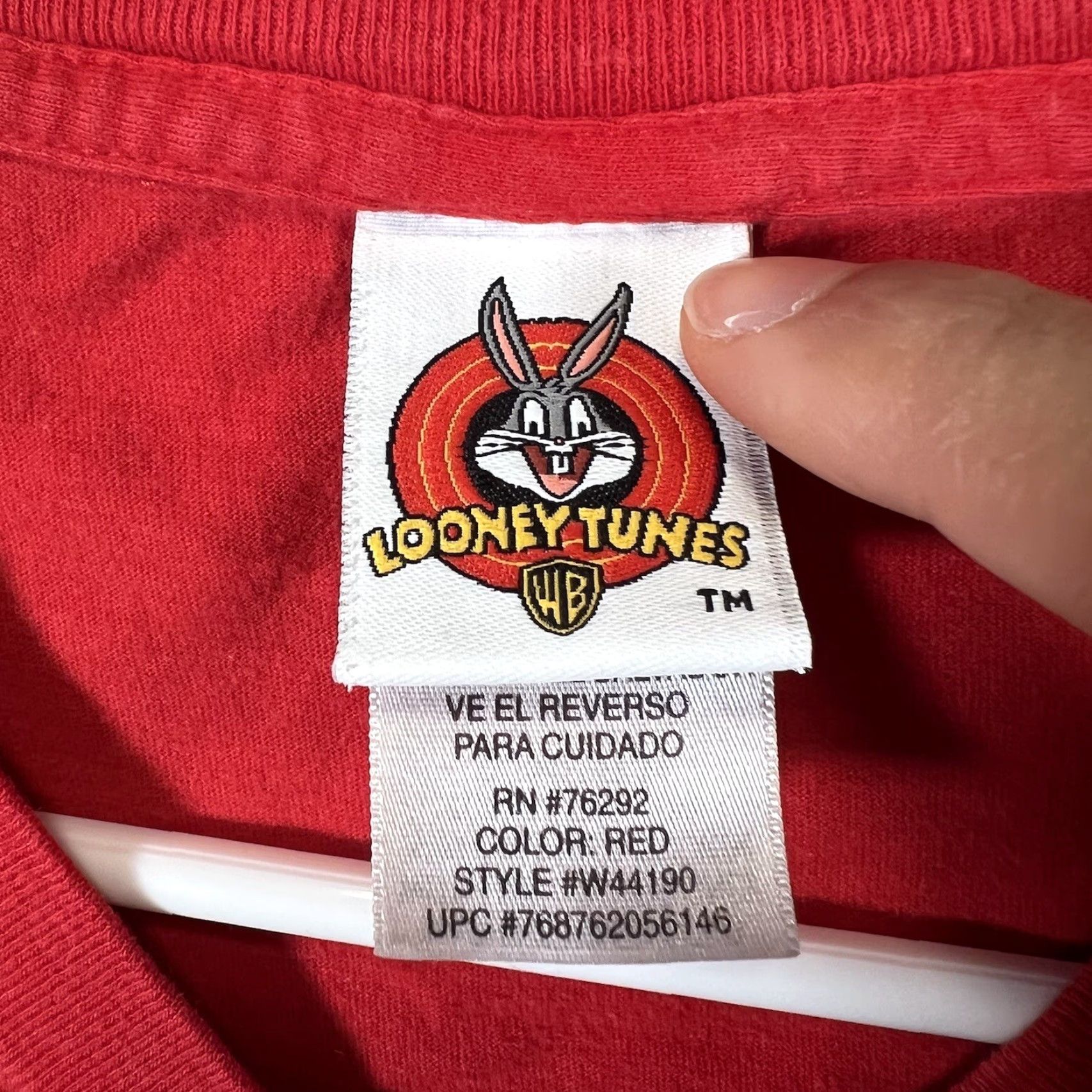 Vintage VINTAGE A1 Looney Tunes Tweety Bird Supercool V Neck Sleep Shirt Womens Small Shirt Womens Small Red Bird 8/10 Size S / US 4 / IT 40 - 6 Thumbnail