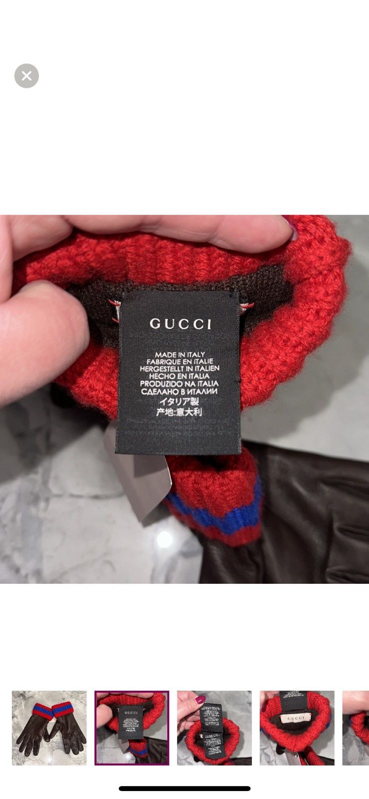 Gucci Gucci gloves Size ONE SIZE - 2 Thumbnail