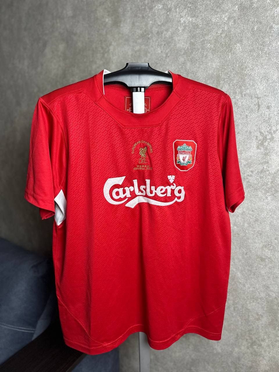 Vintage Liverpool FC 2005 Retro Champions League Soccer Jersey Size US M / EU 48-50 / 2 - 1 Thumbnail
