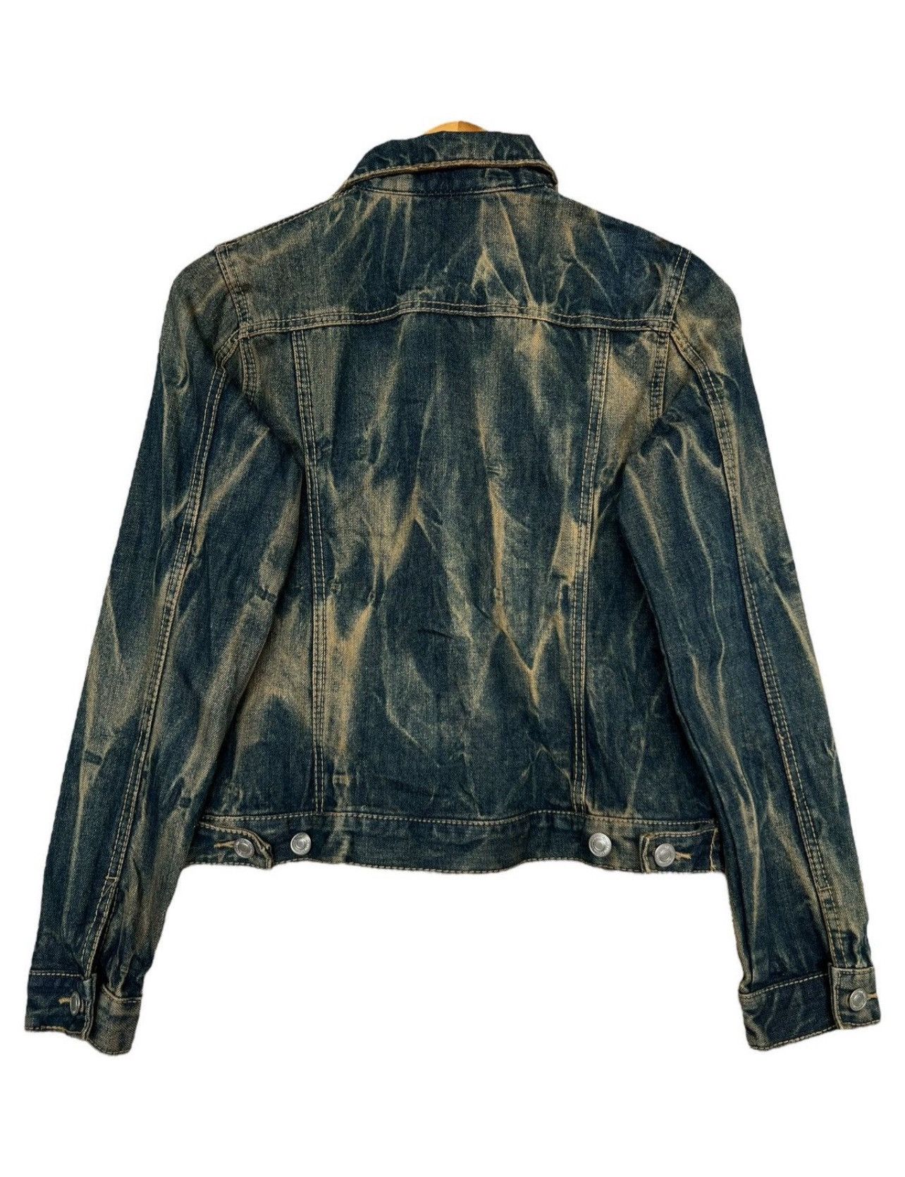 Hysteric Glamour Elvence Japanese Brand Mudwash Denim Jacket Size S / US 4 / IT 40 - 2 Thumbnail