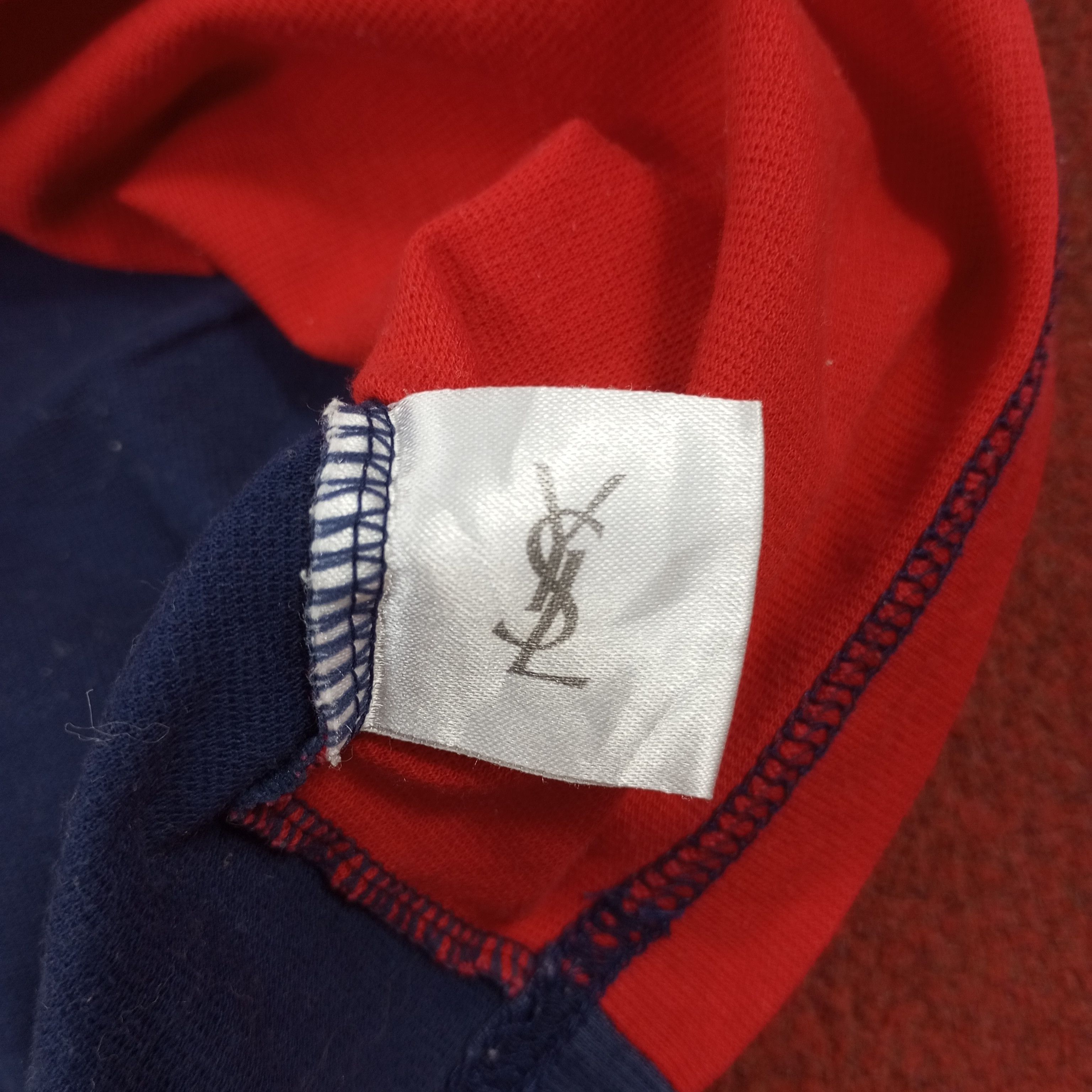 Vintage × Yves Saint Laurent Yves Saint Laurent Fashion Designer Brand Spellout Tshirt Size US L / EU 52-54 / 3 - 8 Thumbnail