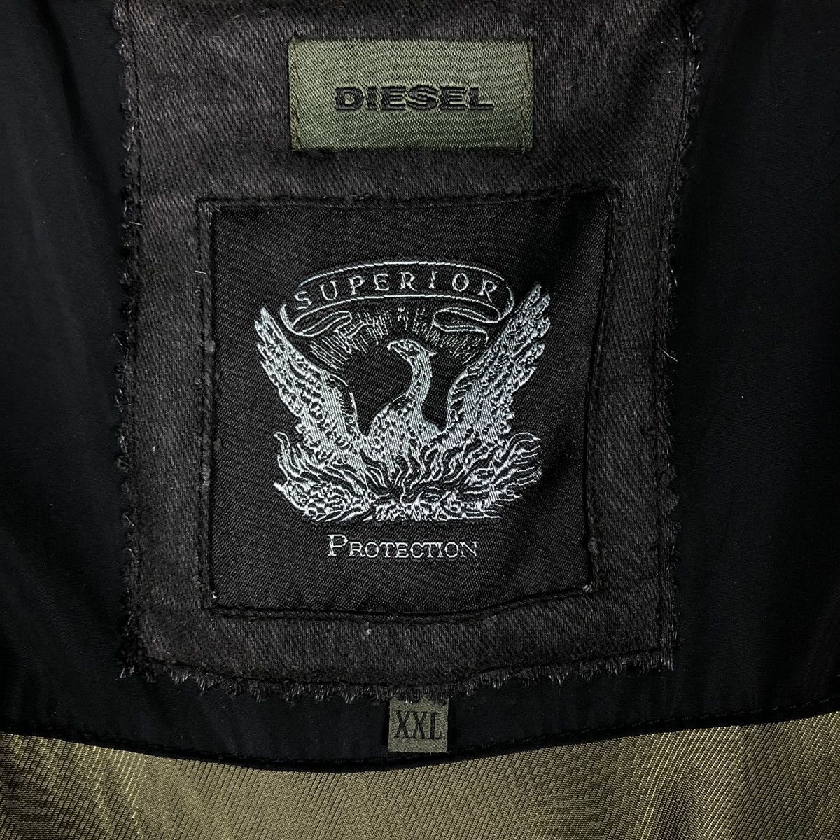 Diesel 🔥Biker Jacket Diesel Zipper Jacket Bondage Parachute Design Size US XXL / EU 58 / 5 - 18 Thumbnail