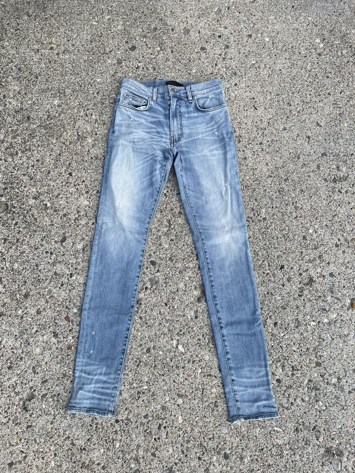 Amiri AMIRI LIGHT WASH DENIM Size US 31 - 1 Thumbnail
