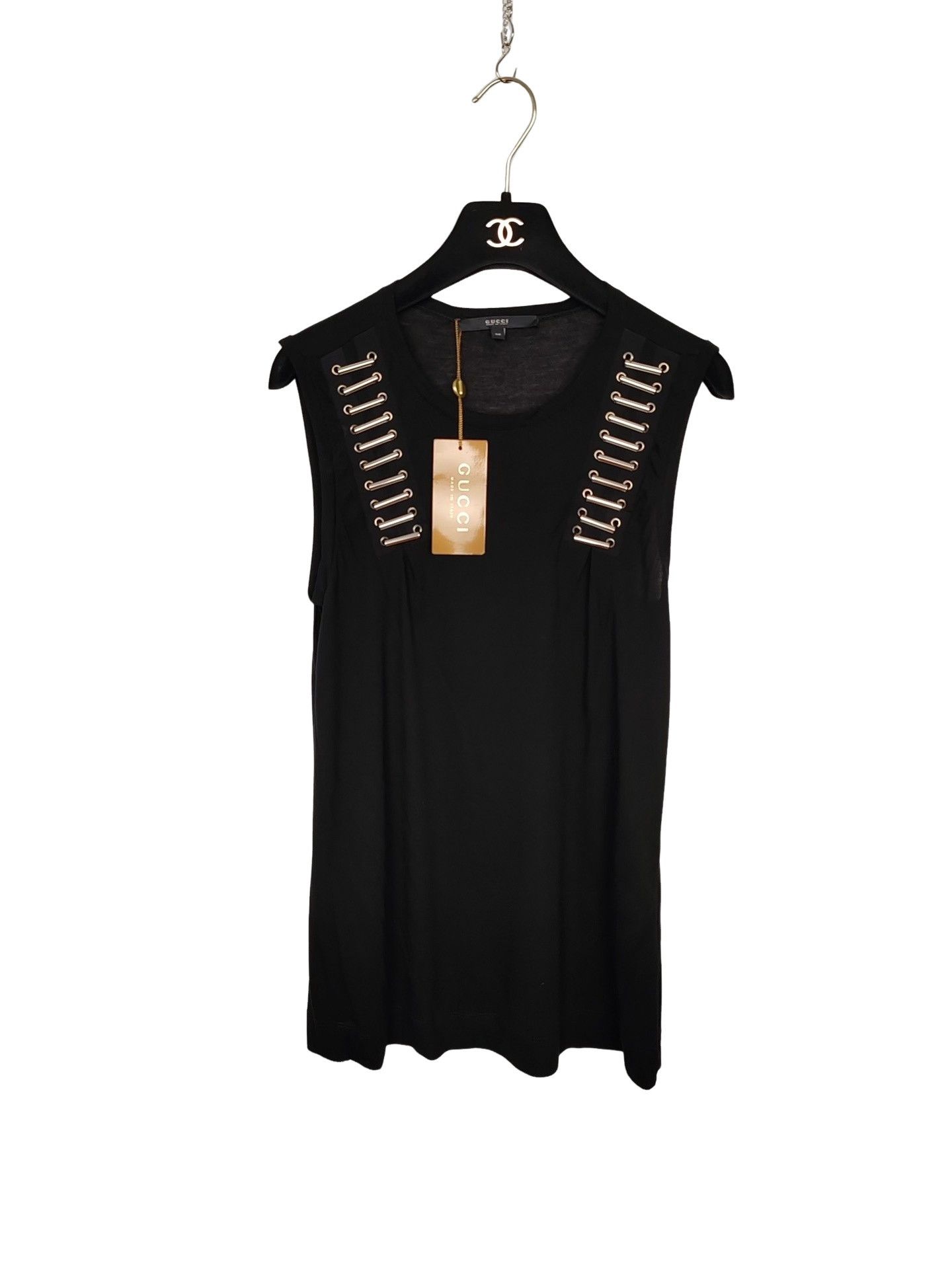 Gucci Gucci Metal Embellished Tank Top Size M Size M / US 6-8 / IT 42-44 - 1 Thumbnail