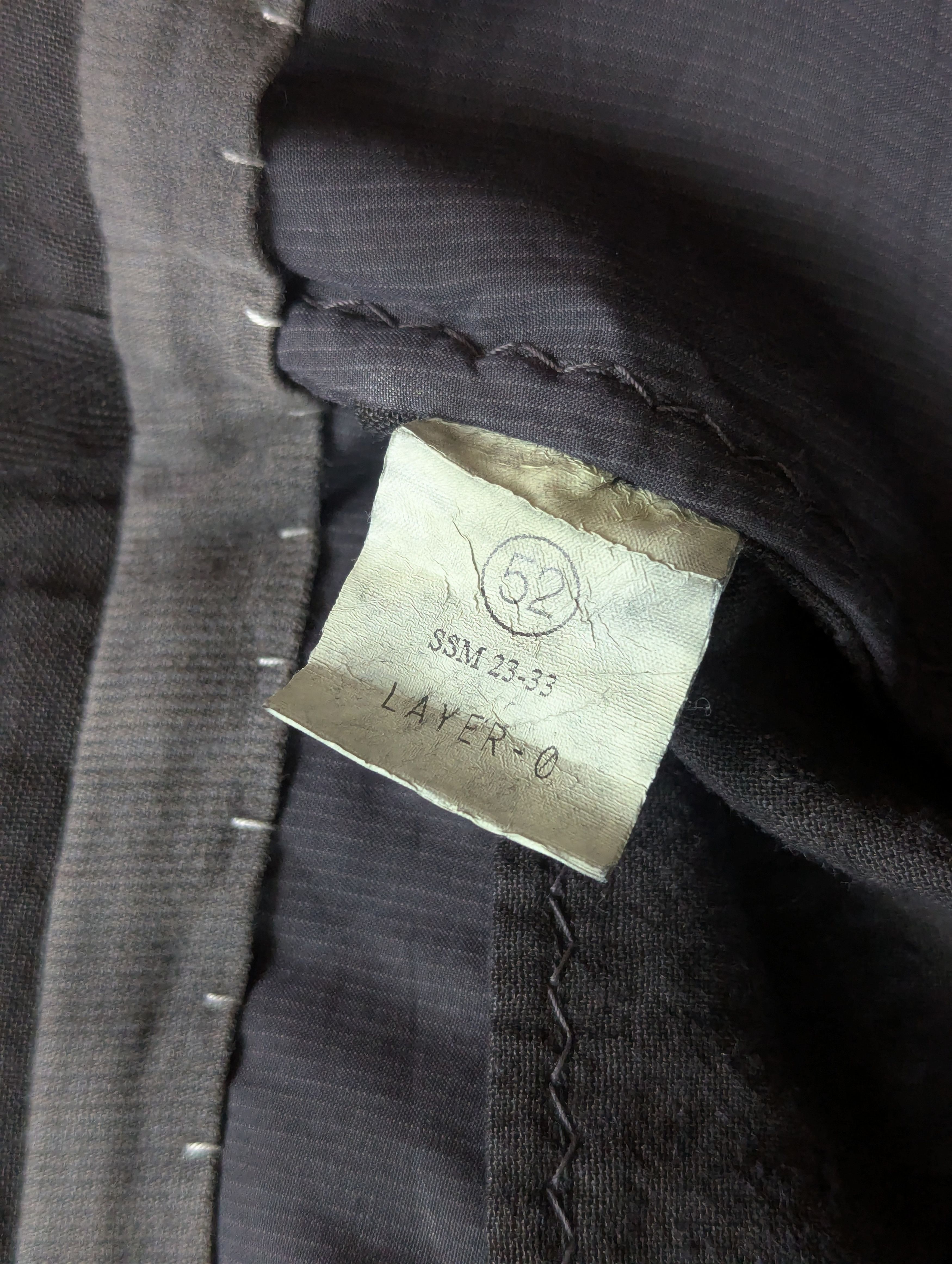 Layer-0 5P. Pant 110 Ramie - Black - Size 52 Size US 36 / EU 52 - 6 Thumbnail